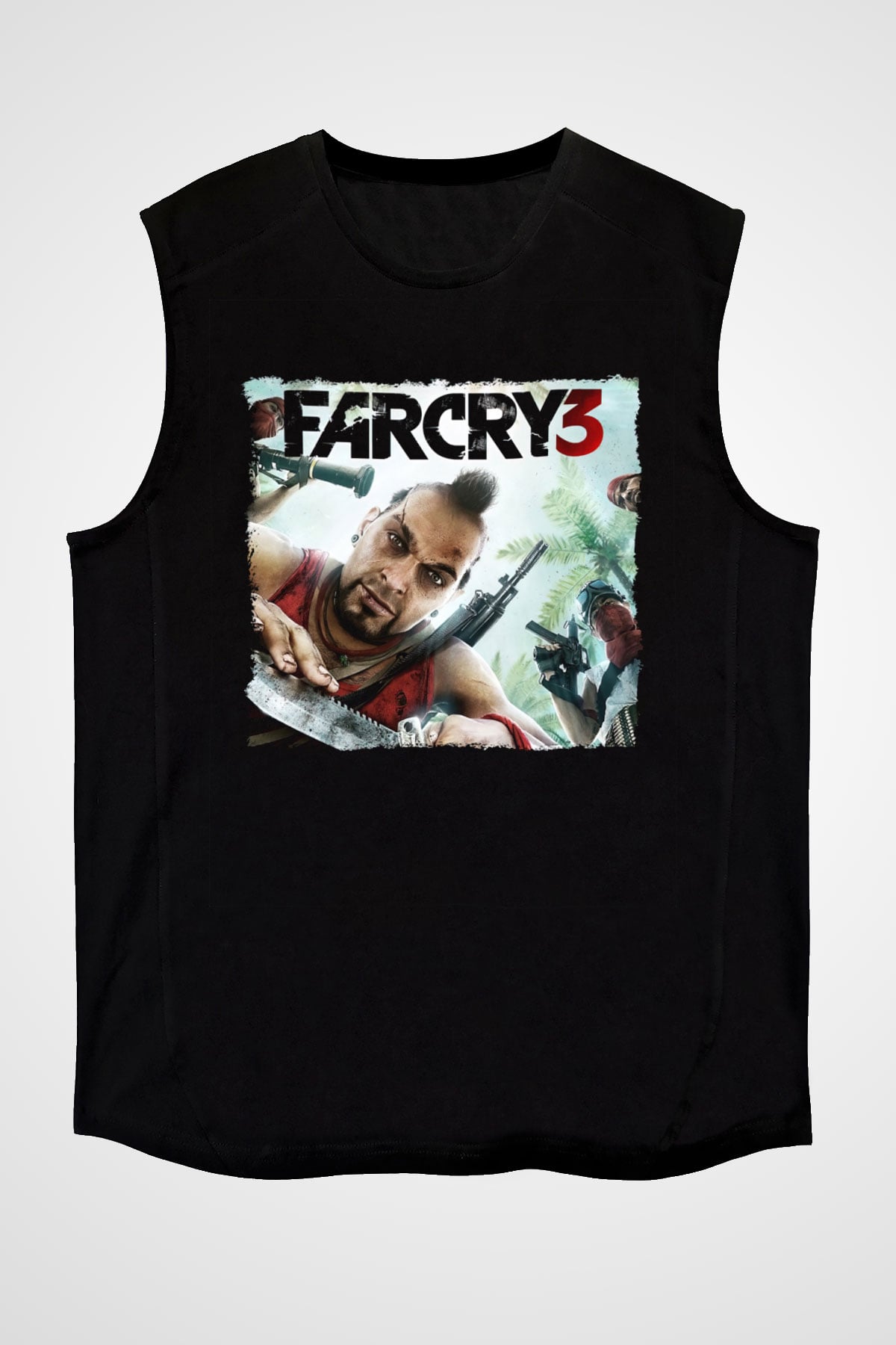 Far Cry Siyah Unisex Kolsuz Tişört