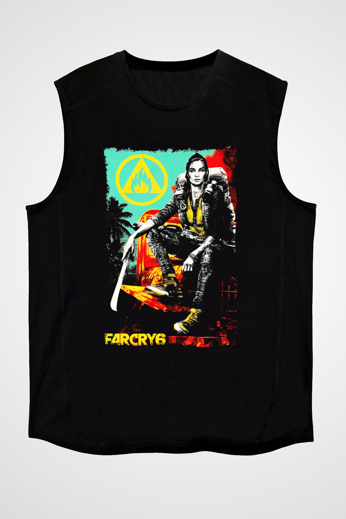 Far Cry Siyah Unisex Kolsuz Tişört
