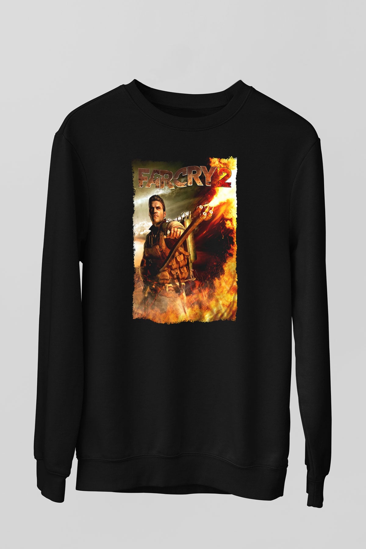 Far Cry Siyah Unisex Sweatshirt