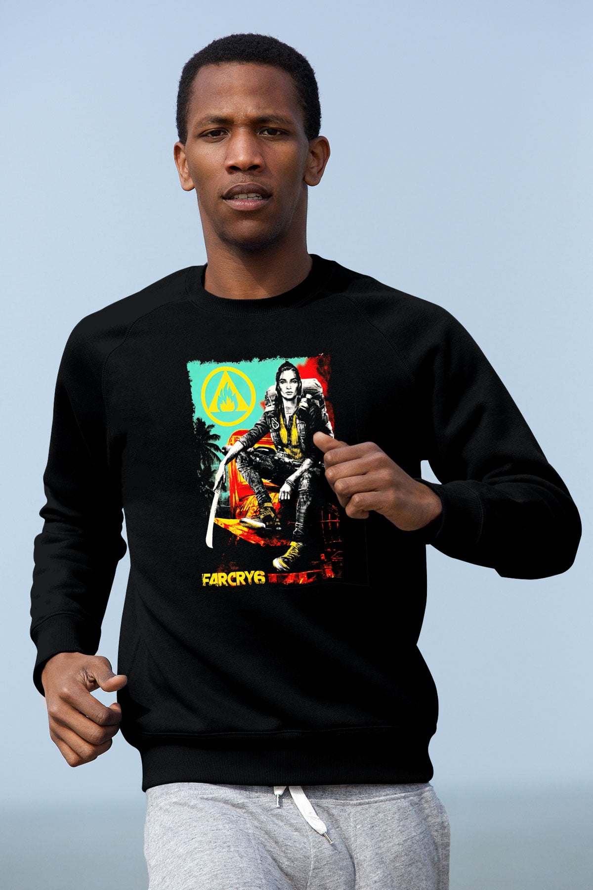 Far Cry Siyah Unisex Sweatshirt