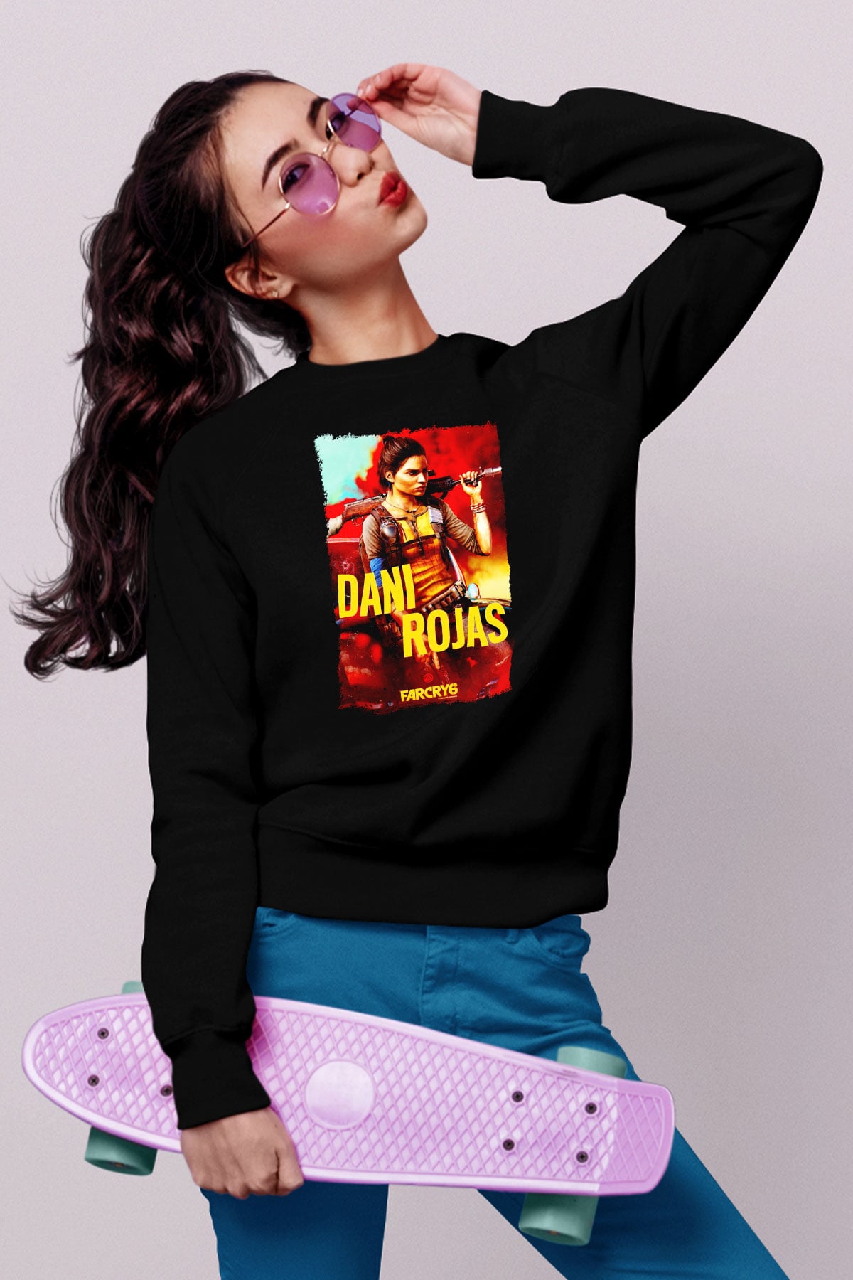 Far Cry Siyah Unisex Sweatshirt