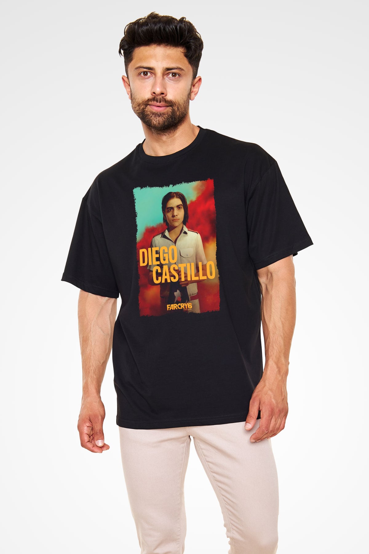 Far Cry Siyah Oversize Tişört Oversize T-shirt