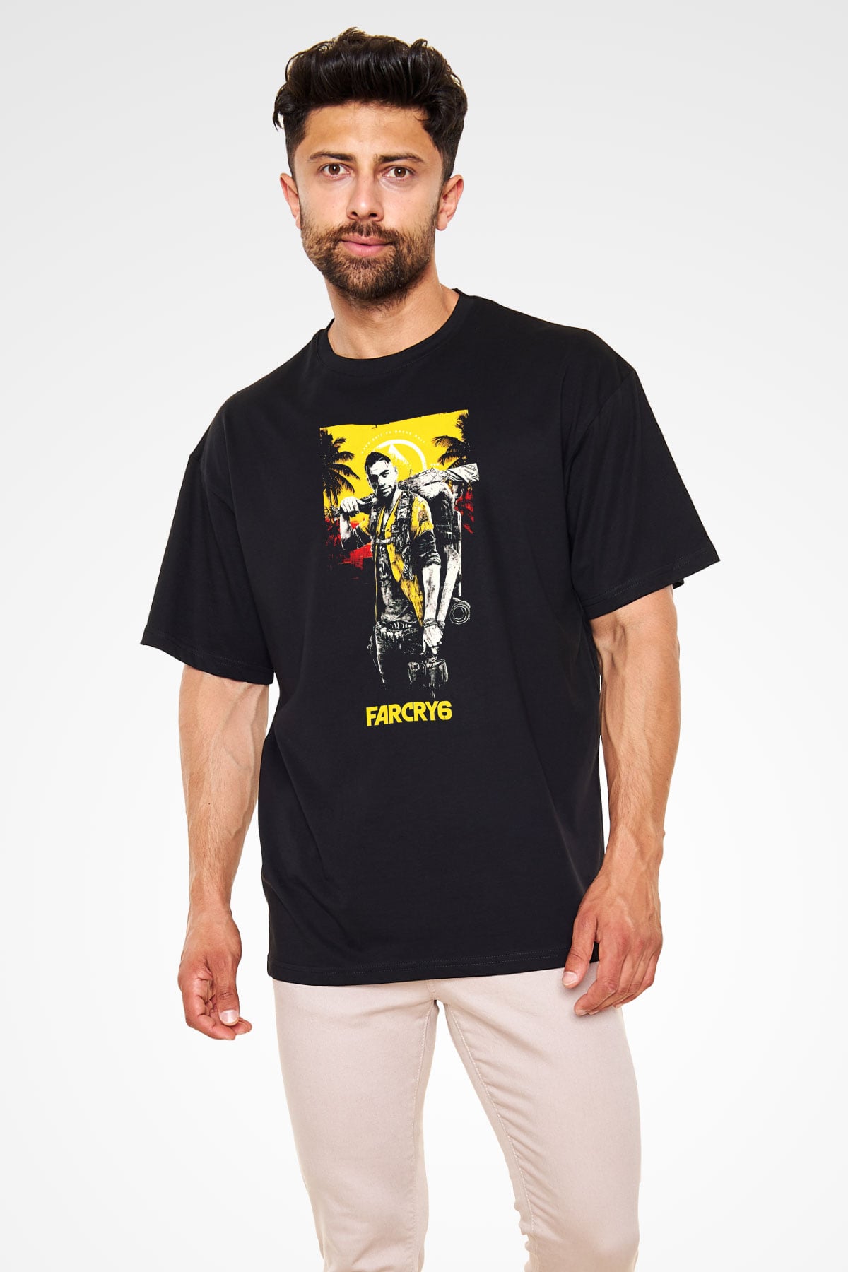 Far Cry Siyah Oversize Tişört Oversize T-shirt