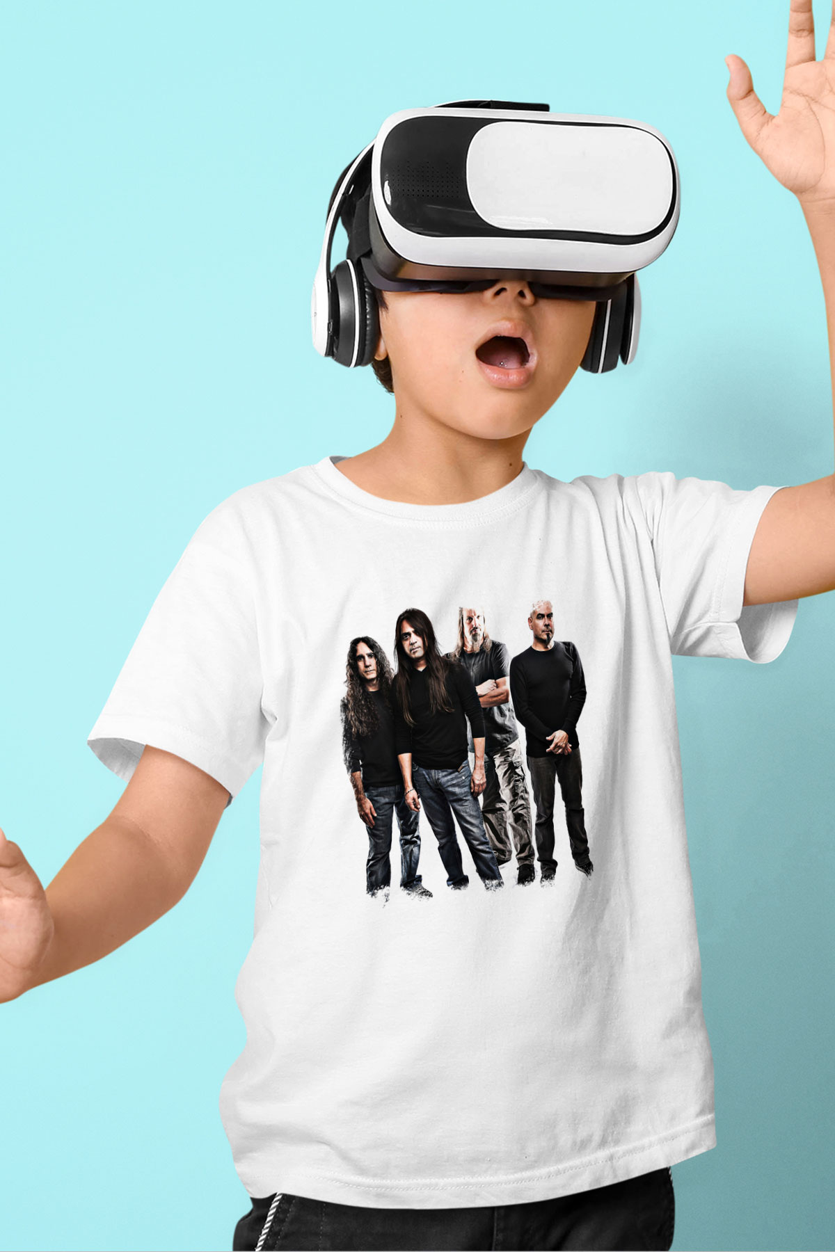 Fates Warning Baskılı Unisex Beyaz Çocuk Tişört