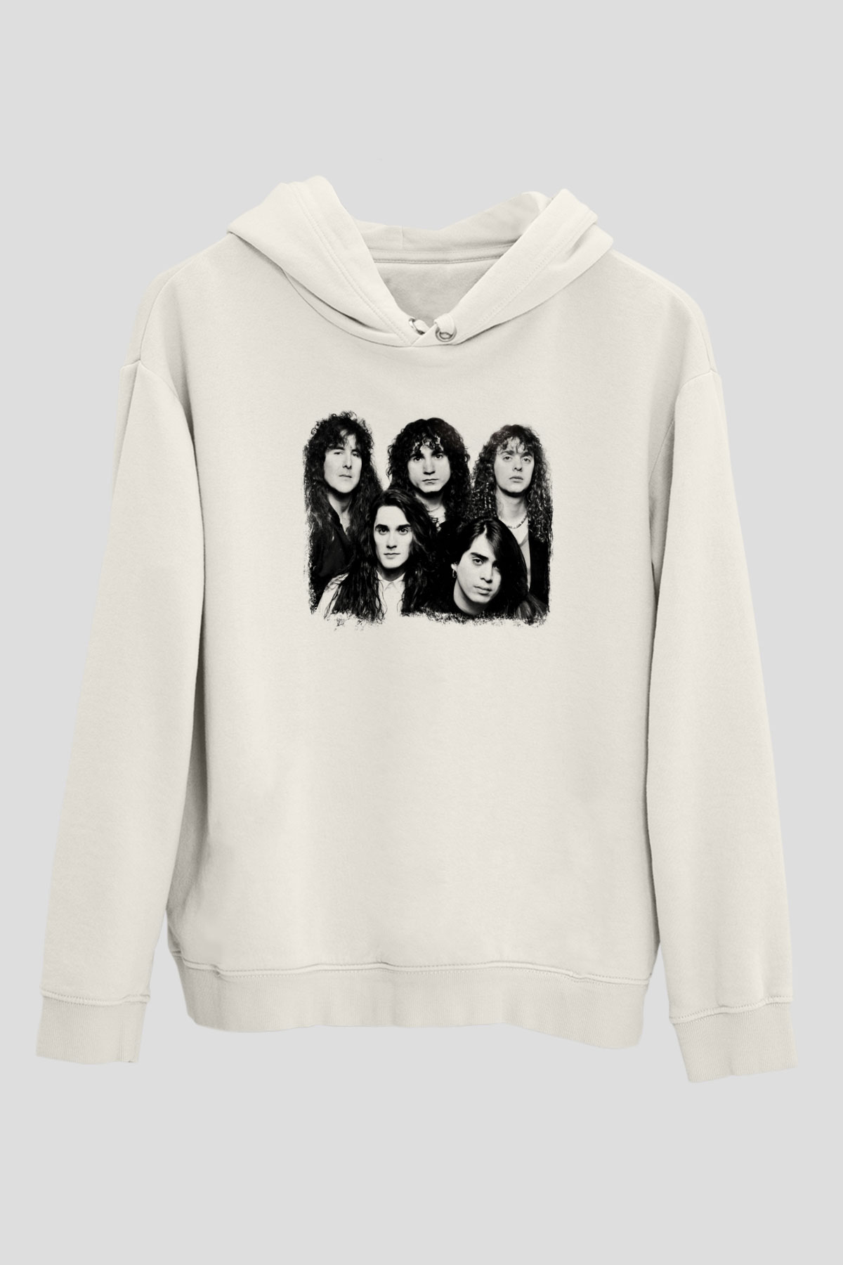 Fates Warning Baskılı Unisex Beyaz Hoodie