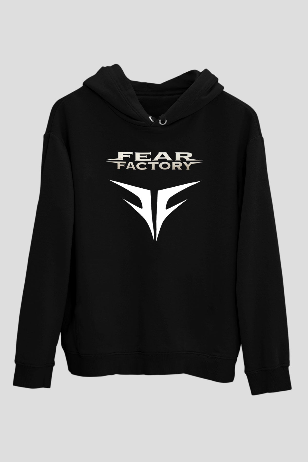 Fear Factory Siyah Unisex Hoodie