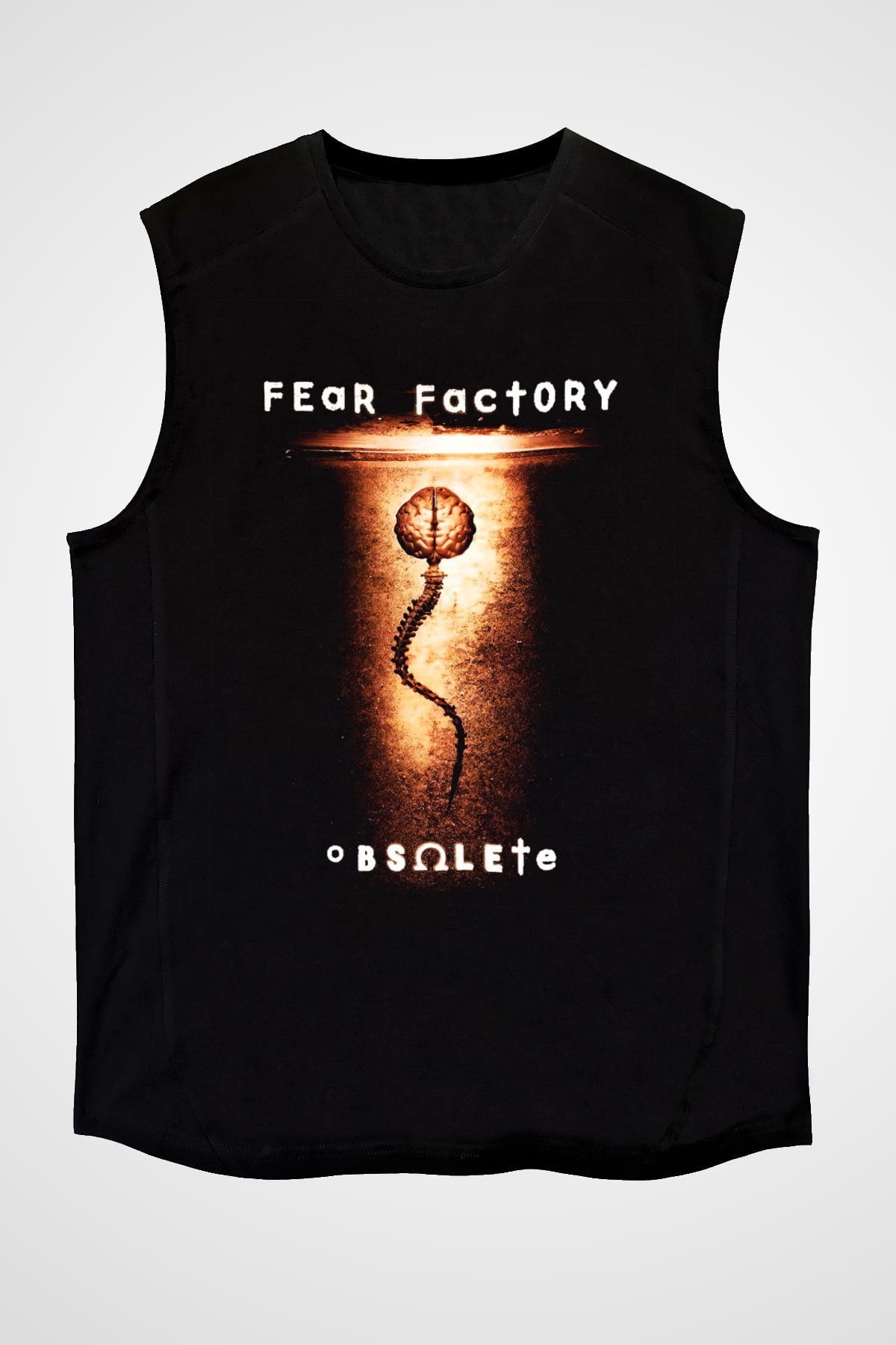 Fear Factory Siyah Unisex Kolsuz Tişört