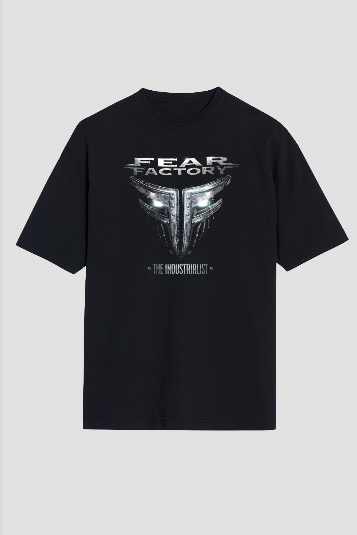 Fear Factory Siyah Unisex Oversize Tişört T-Shirt