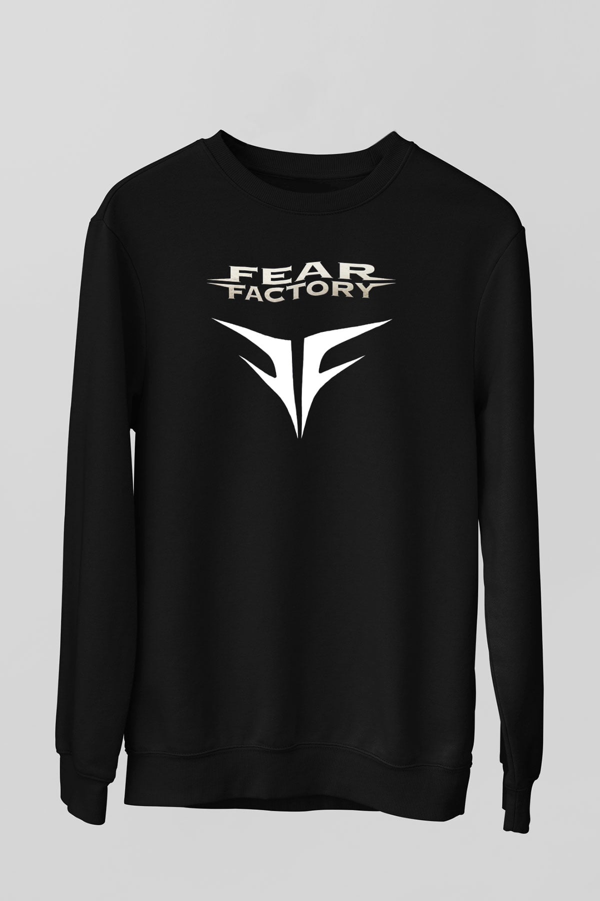 Fear Factory Siyah Unisex Sweatshirt