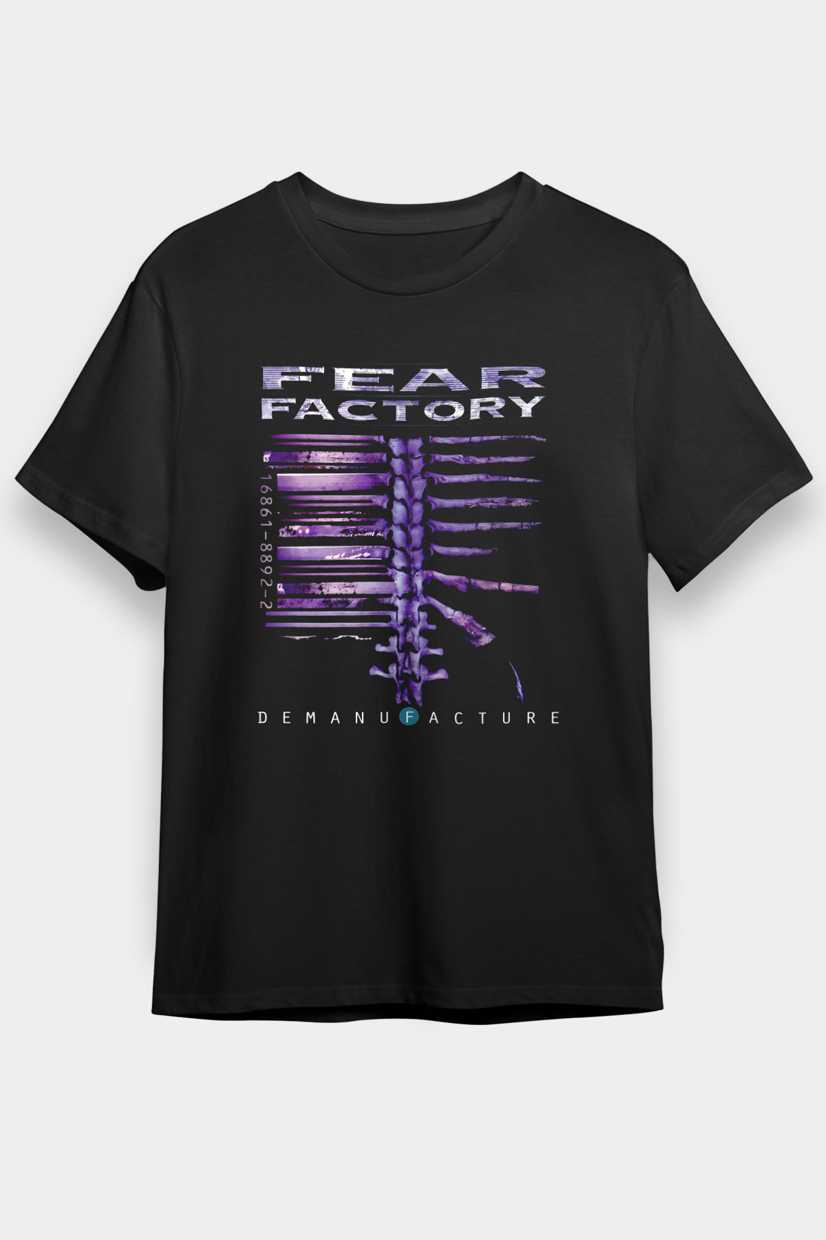 Fear Factory Siyah Unisex Tişört T-Shirt - TişörtFabrikası