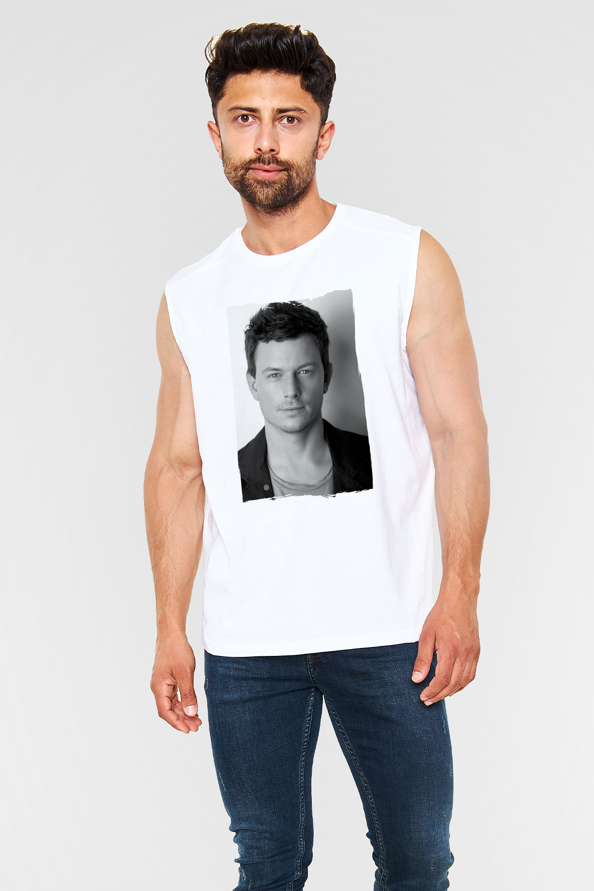Fedde Le Grand Beyaz Unisex Kolsuz Tişört