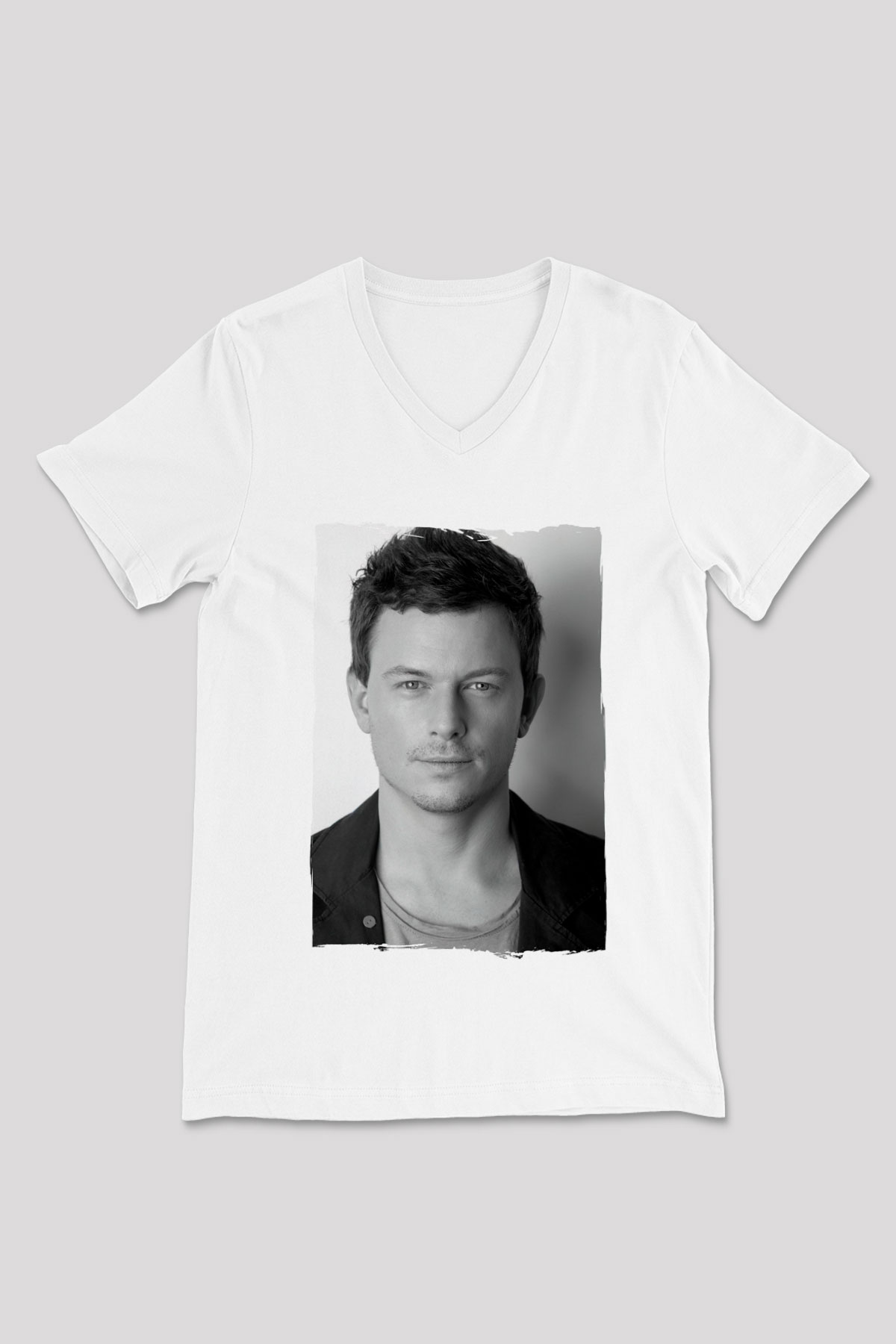 Fedde Le Grand Beyaz Unisex V Yaka Tişört