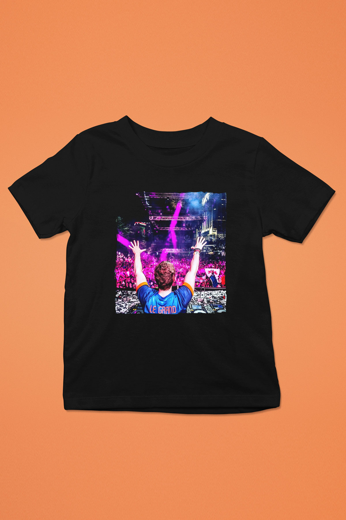 Fedde Le Grand Siyah Unisex Çocuk Tişört