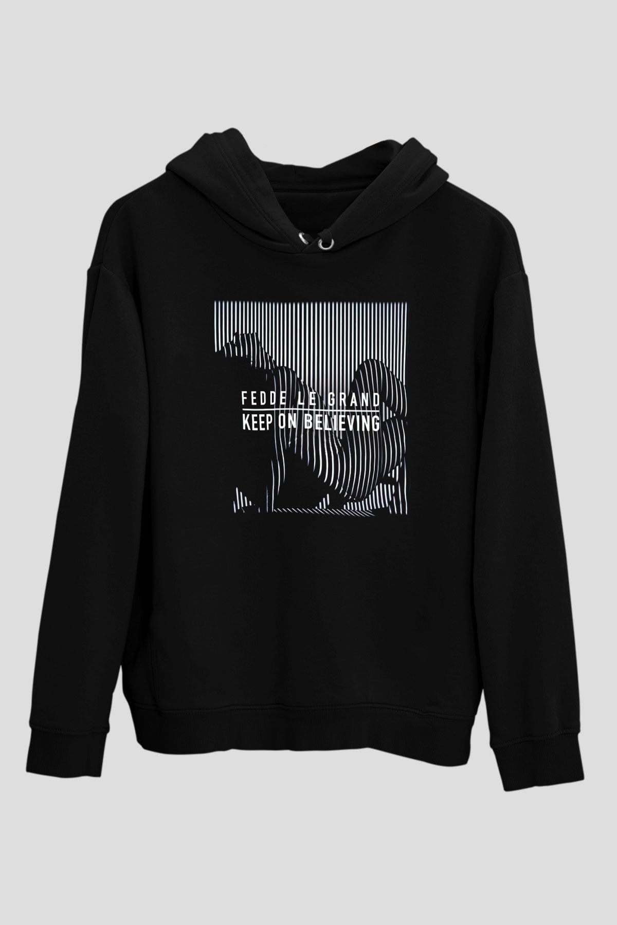Fedde Le Grand Siyah Unisex Hoodie