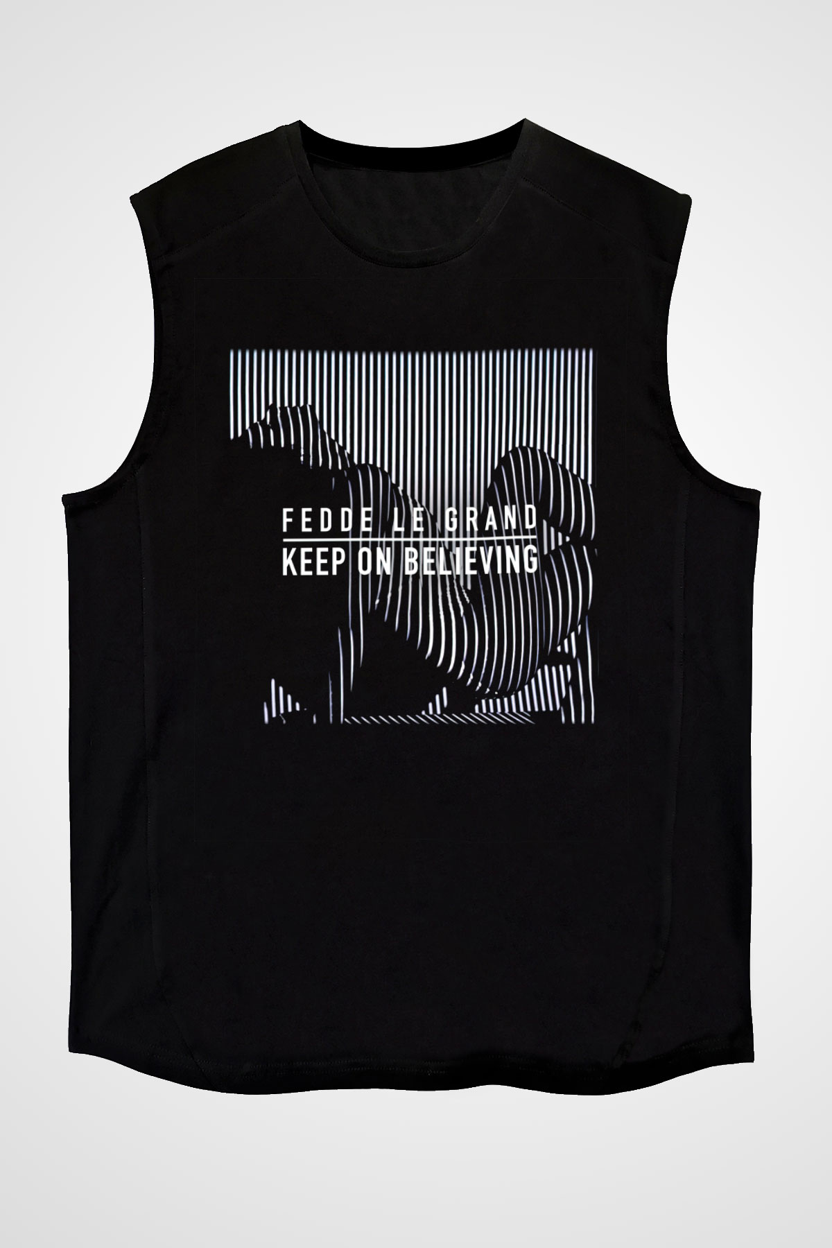 Fedde Le Grand Siyah Unisex Kolsuz Tişört