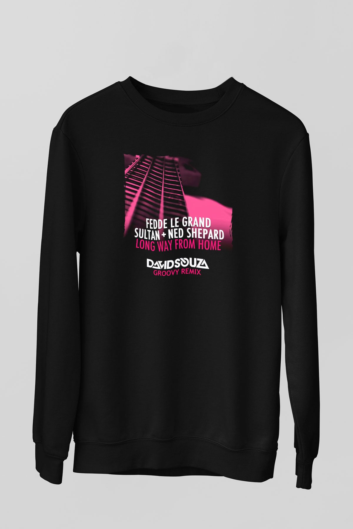 Fedde Le Grand Siyah Unisex Sweatshirt