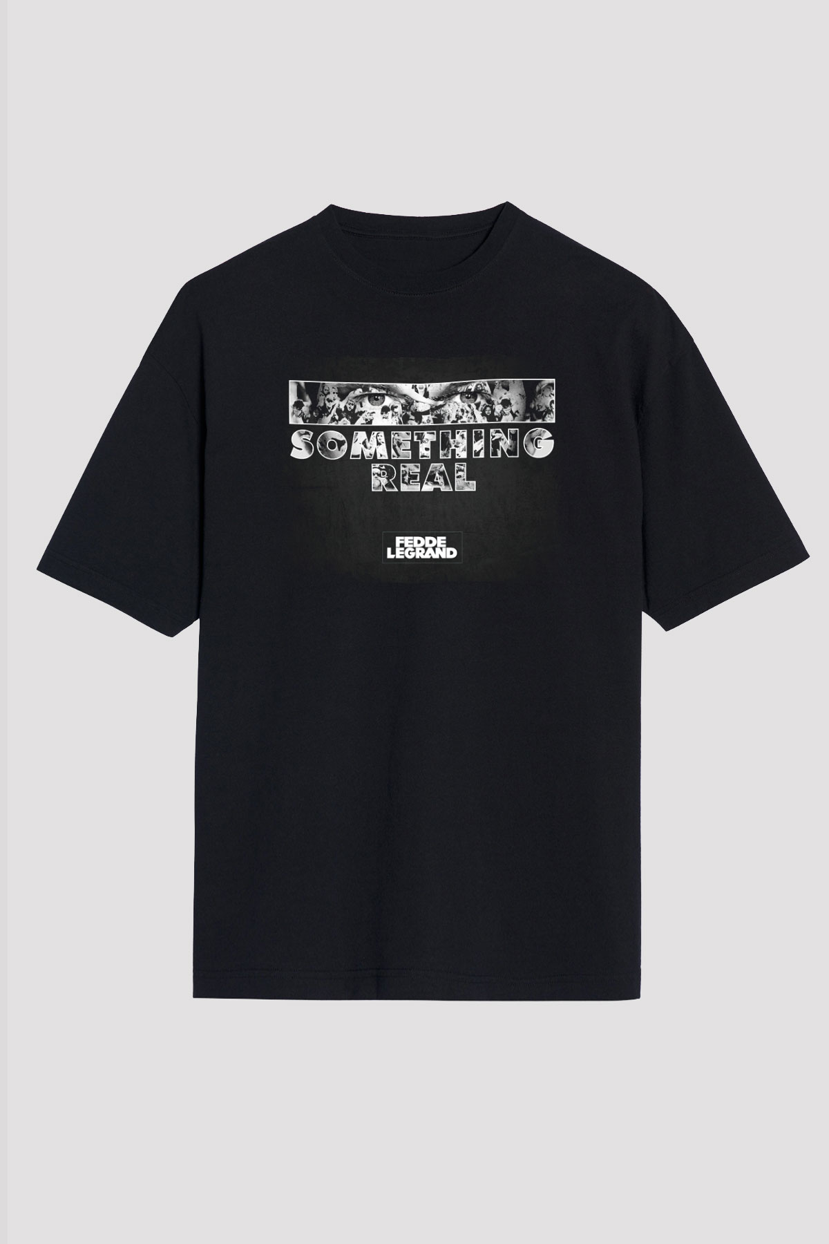 Fedde Le Grand Siyah Oversize Tişört Oversize T-shirt - TişörtFabrikası