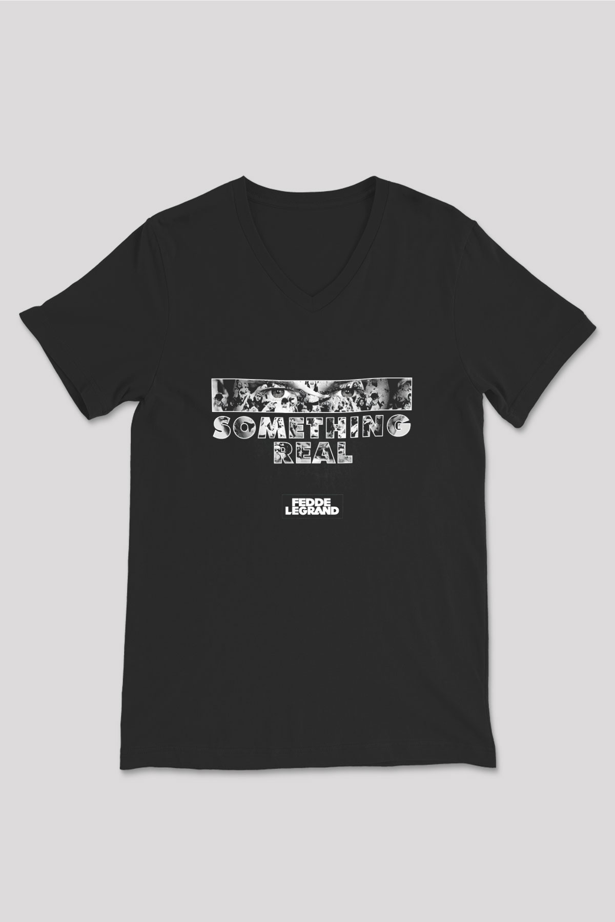Fedde Le Grand Siyah Unisex V Yaka Tişört