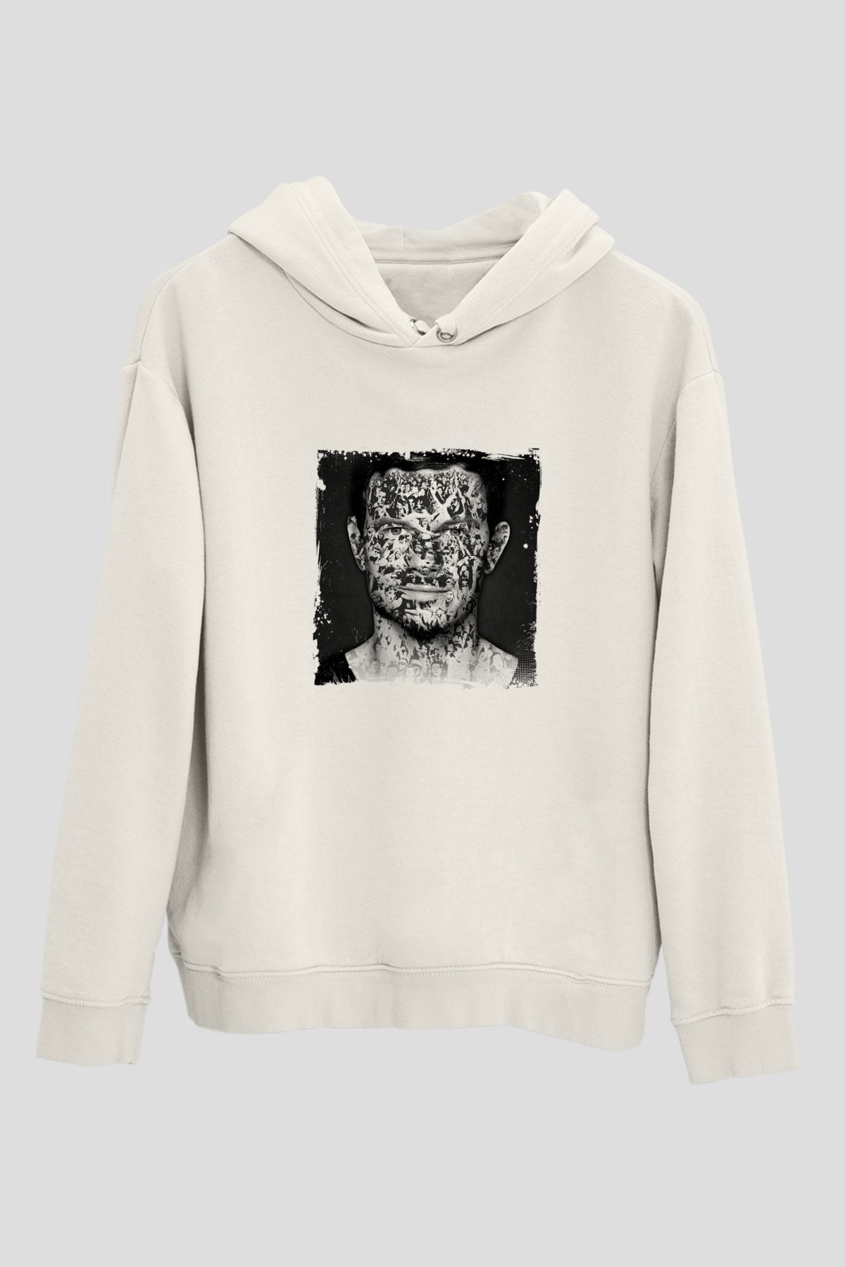 Fedde Le GrandBaskılı Beyaz Hoodie