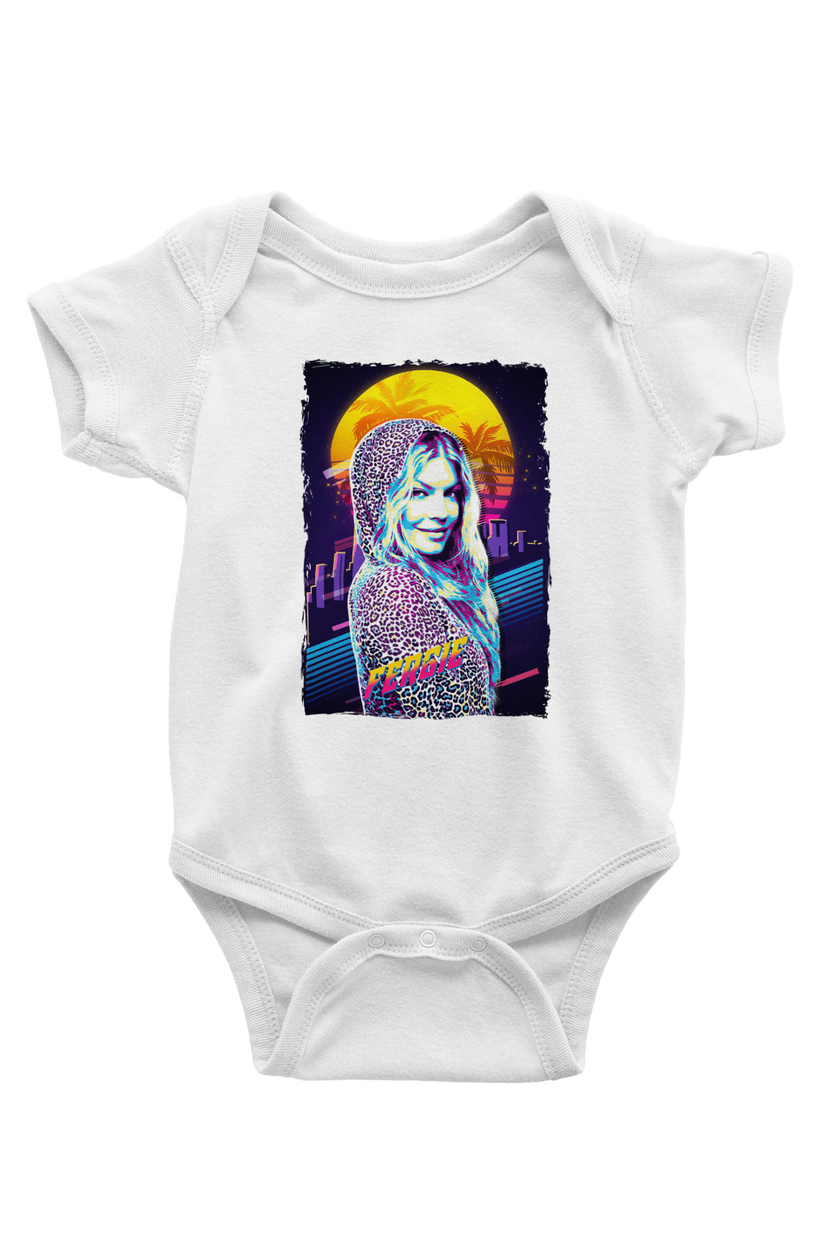 Fergie Beyaz Bebek Body - Zıbın