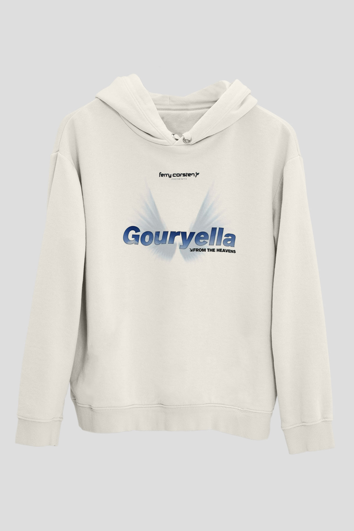 Ferry Corsten Beyaz Unisex Kapüşonlu Sweatshirt
