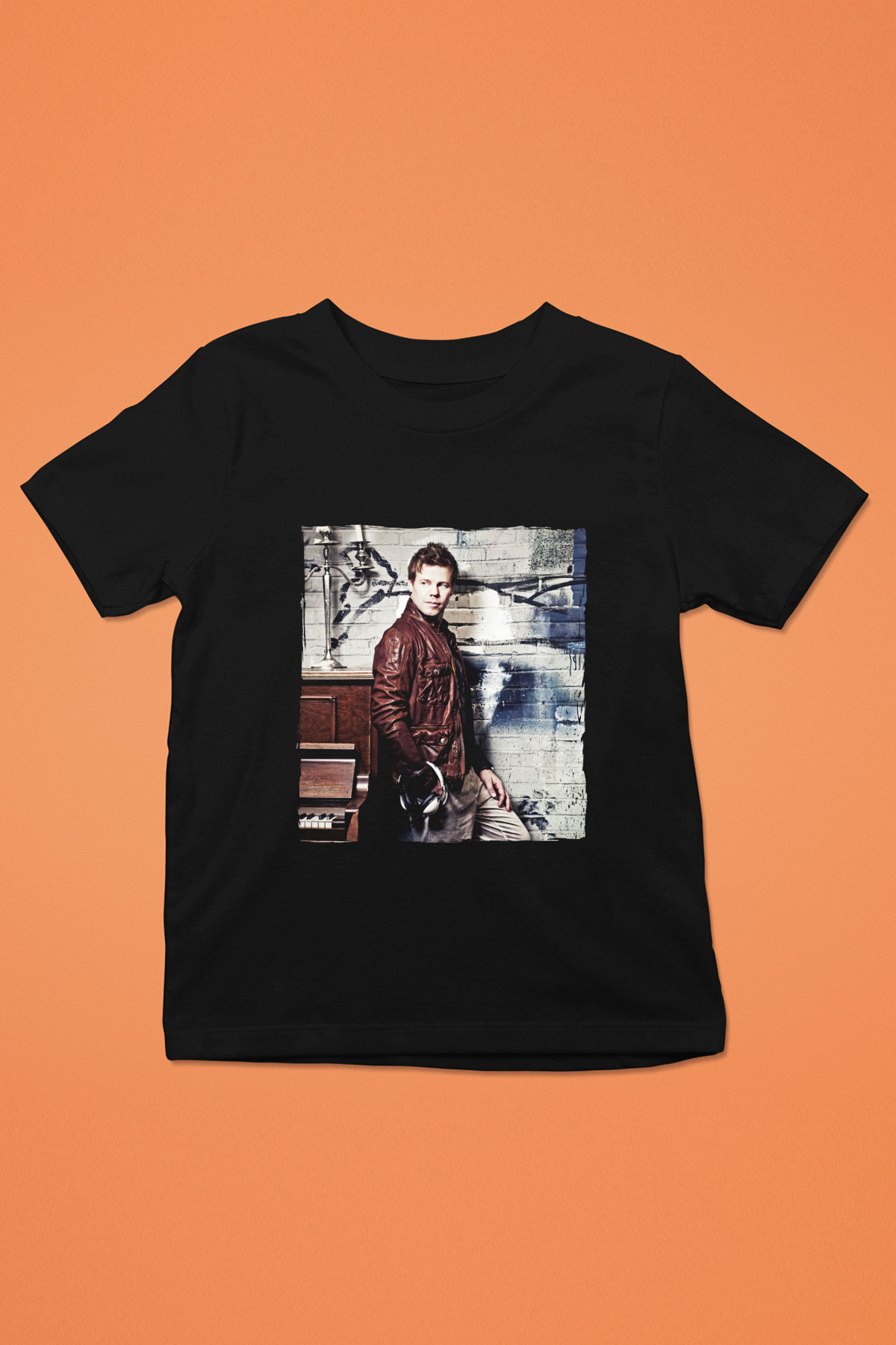 Ferry Corsten Siyah Unisex Çocuk Tişört