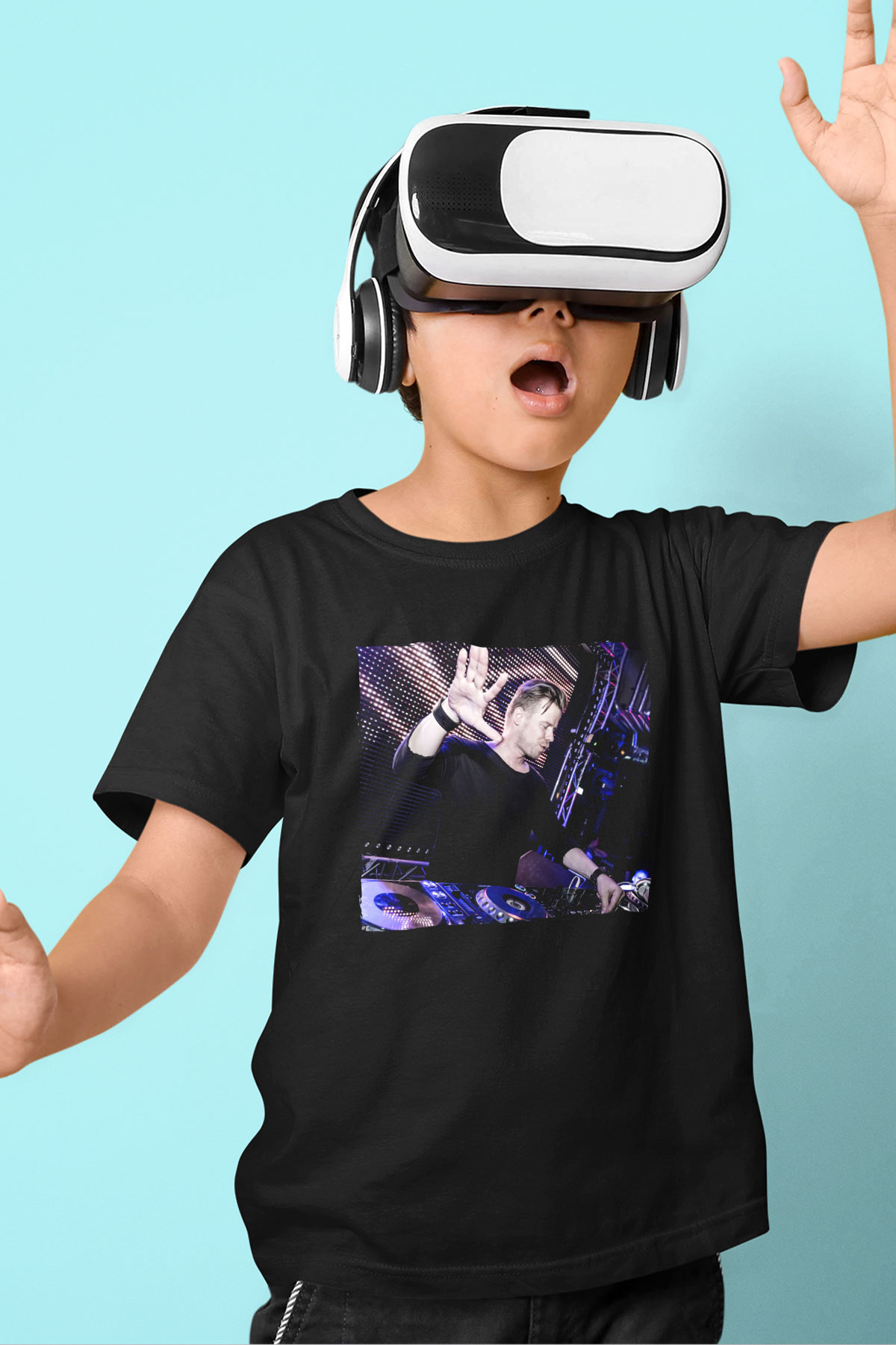 Ferry Corsten Siyah Unisex Çocuk Tişört
