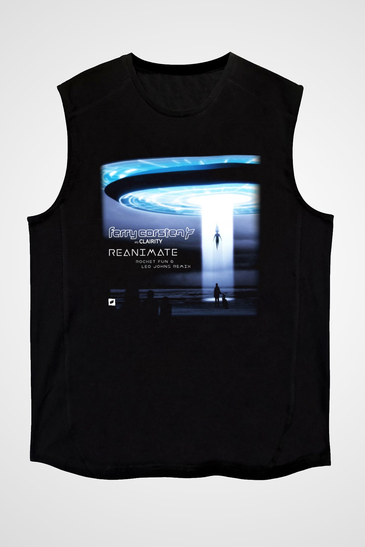 Ferry Corsten Siyah Unisex Kolsuz Tişört