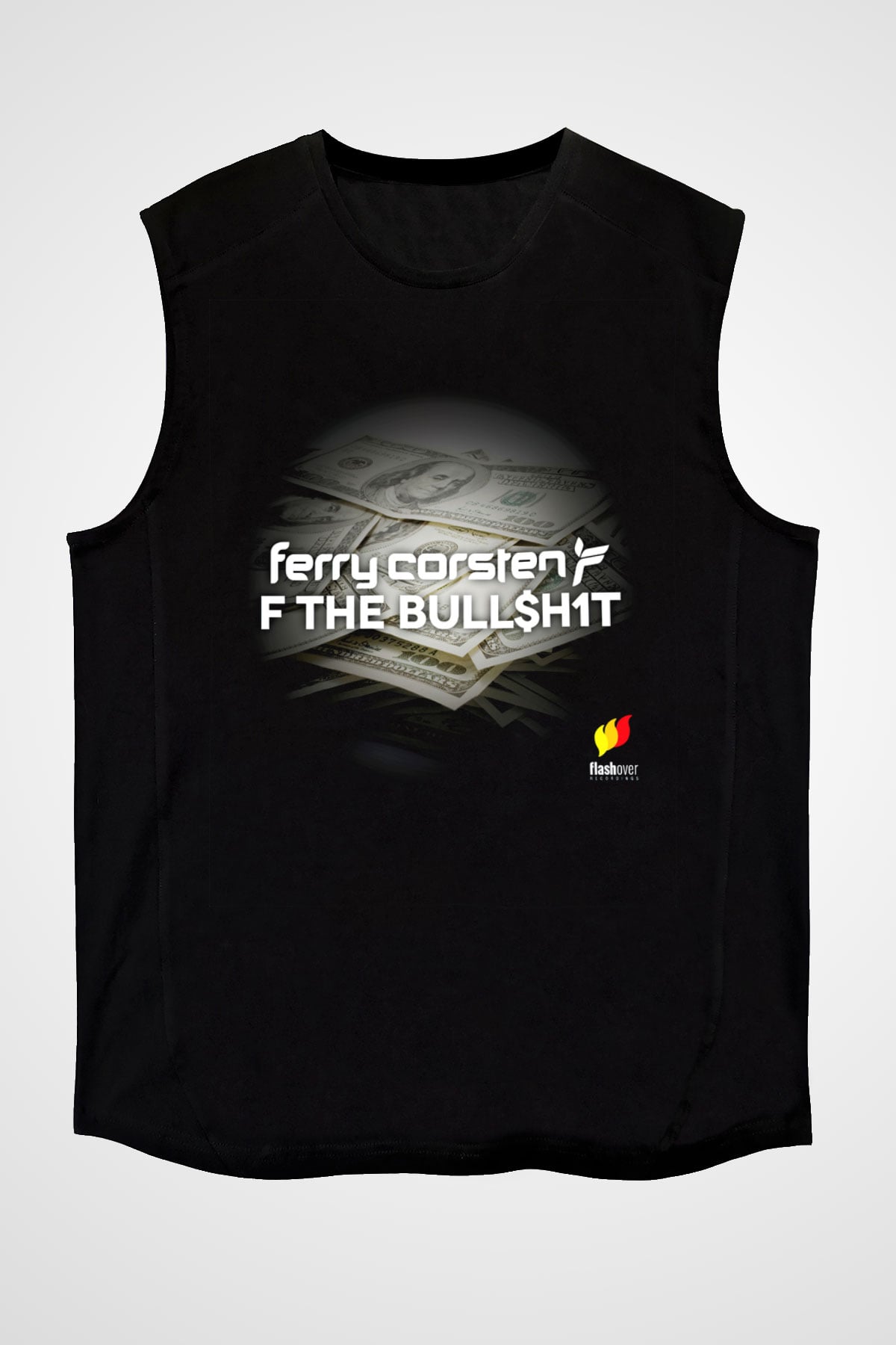 Ferry Corsten Siyah Unisex Kolsuz Tişört