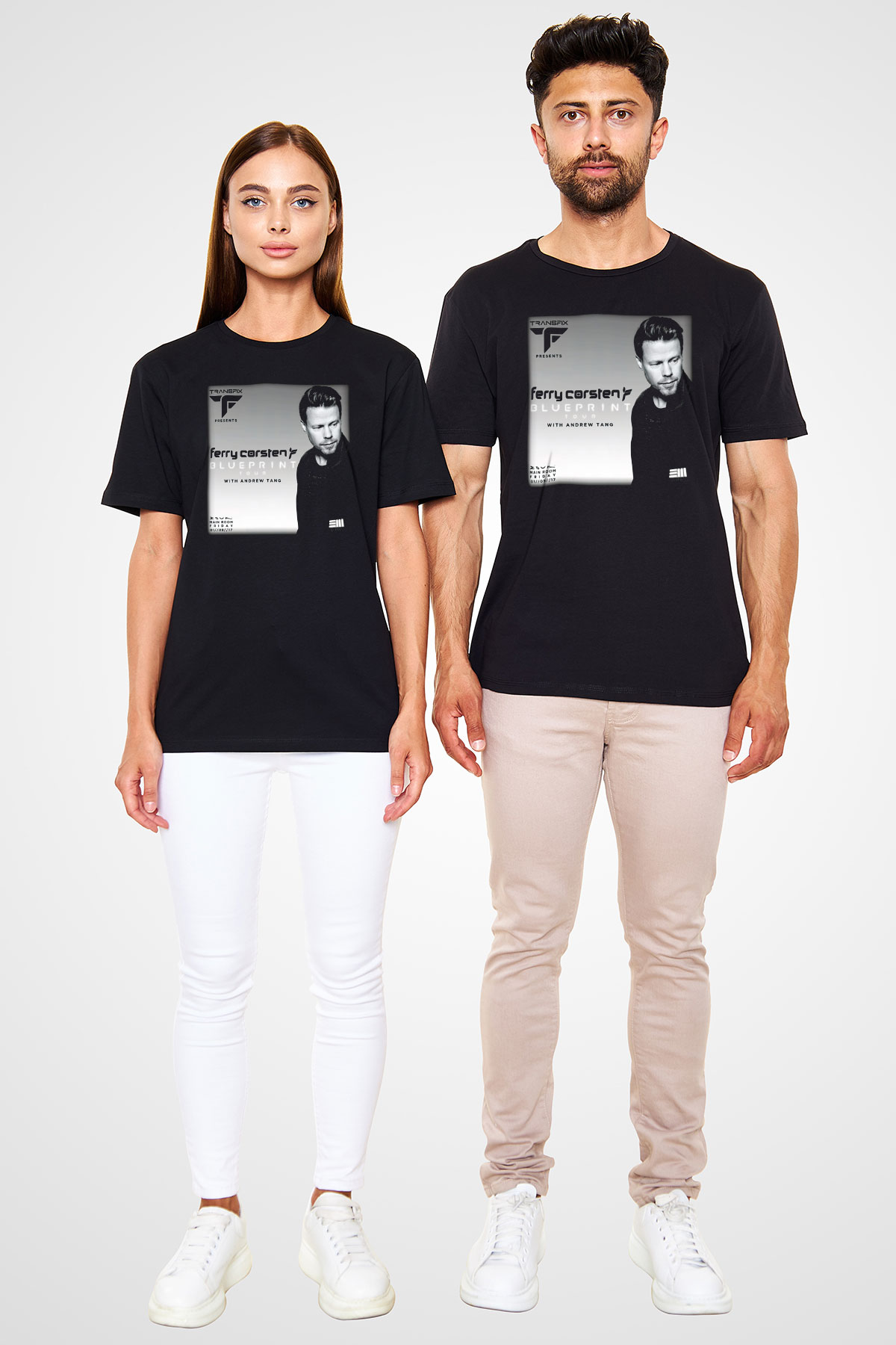 Ferry Corsten Siyah Unisex Tişört T-Shirt - TişörtFabrikası