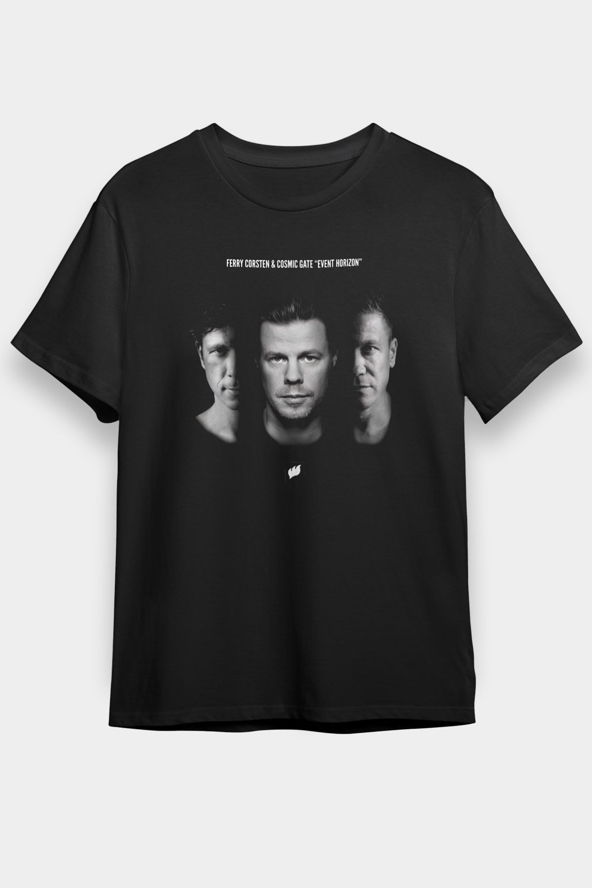 Ferry Corsten Siyah Unisex Tişört T-Shirt - TişörtFabrikası