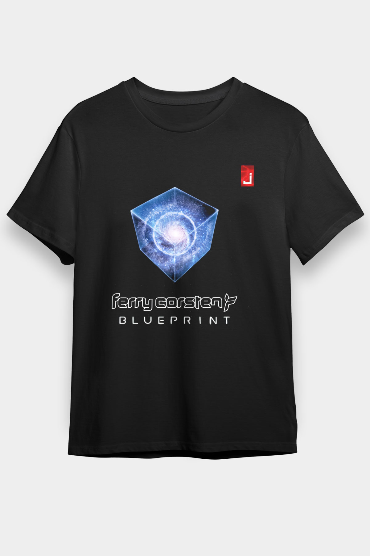 Ferry Corsten Siyah Unisex Tişört T-Shirt - TişörtFabrikası