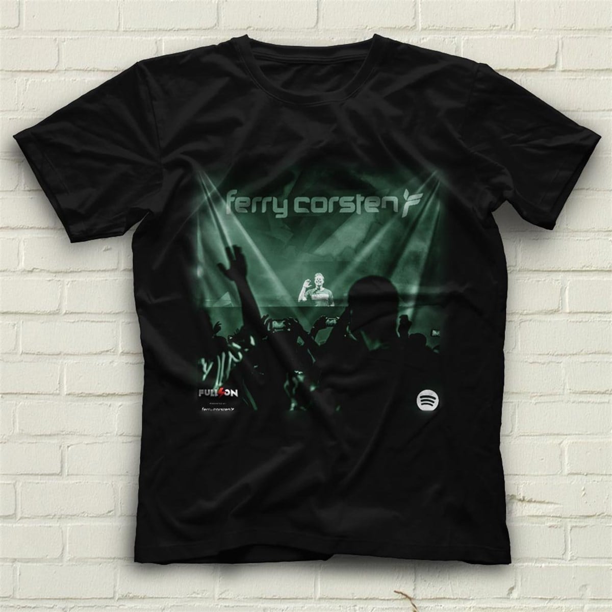 Ferry Corsten Siyah Unisex Tişört T-Shirt - TişörtFabrikası