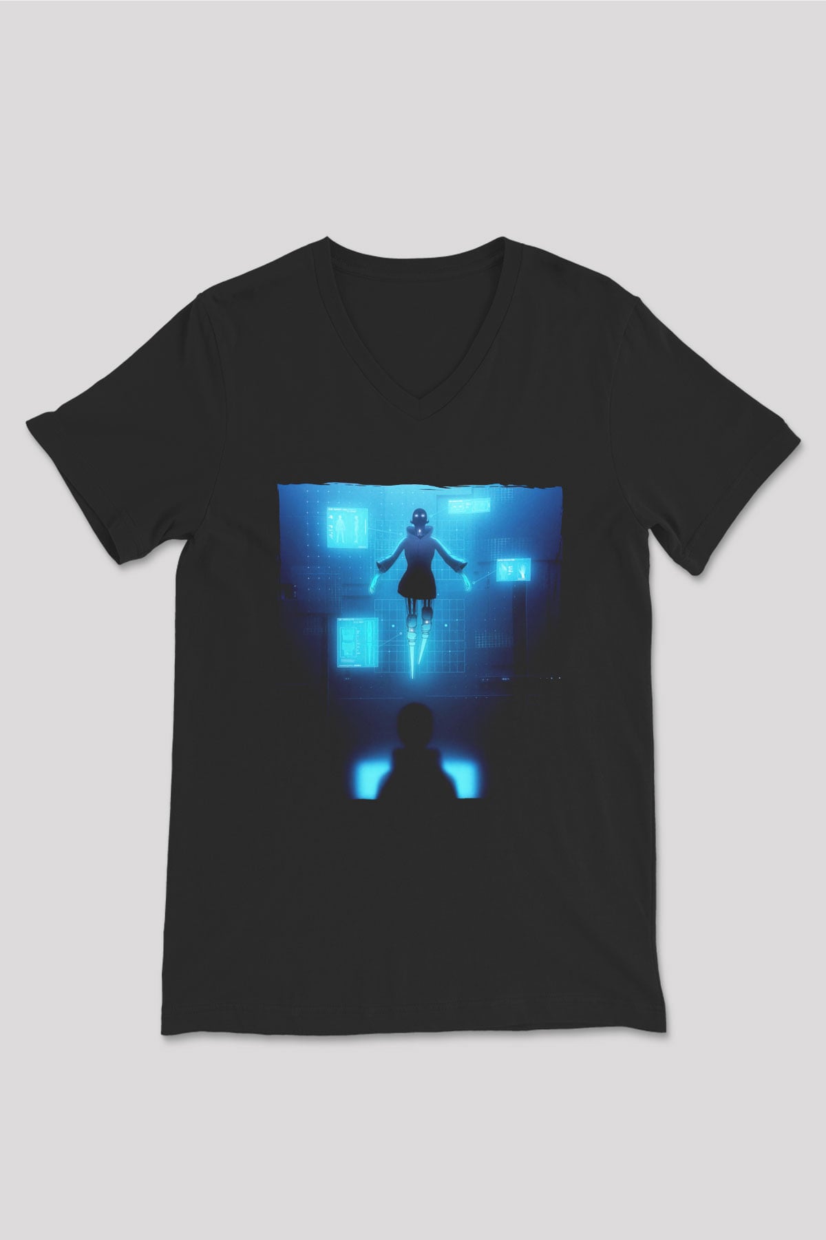 Ferry Corsten Siyah Unisex V Yaka Tişört
