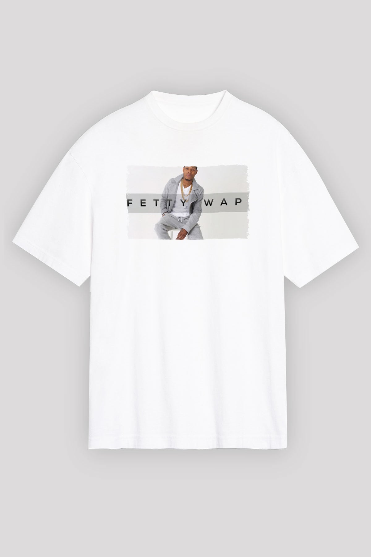 Fetty Wap Beyaz Oversize Tişört Oversize T-shirt - TişörtFabrikası