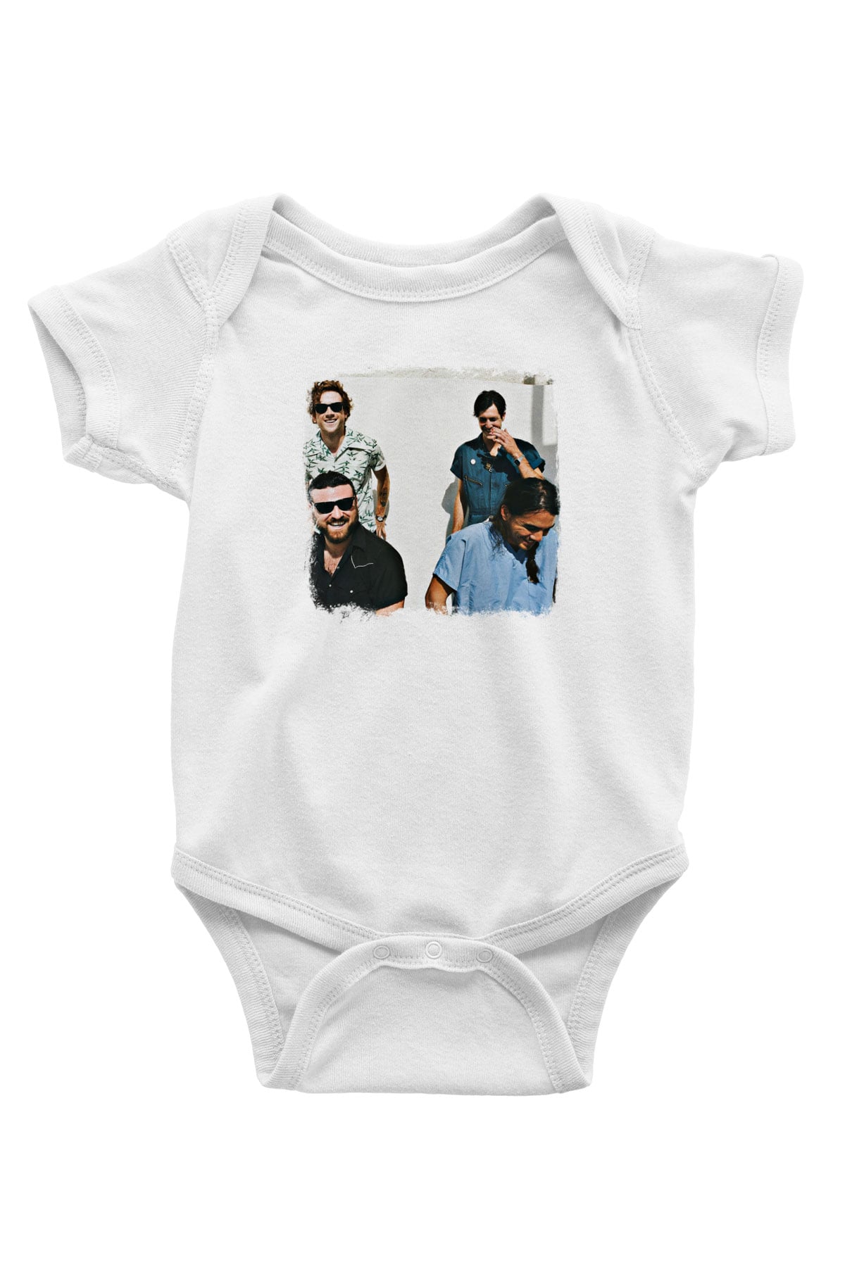 Fidlar Baskılı Unisex Beyaz Bebek Body - Zıbın