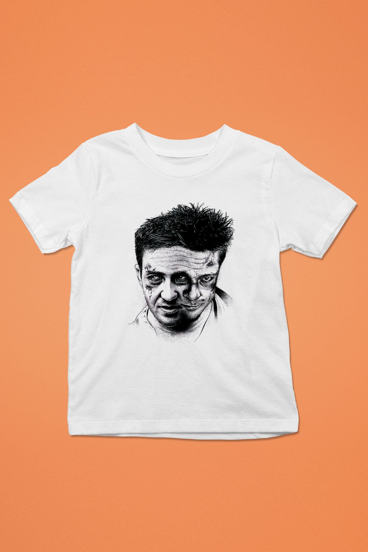 Fight Club Dövüş Klubü Baskılı Beyaz Unisex Çocuk Tişört