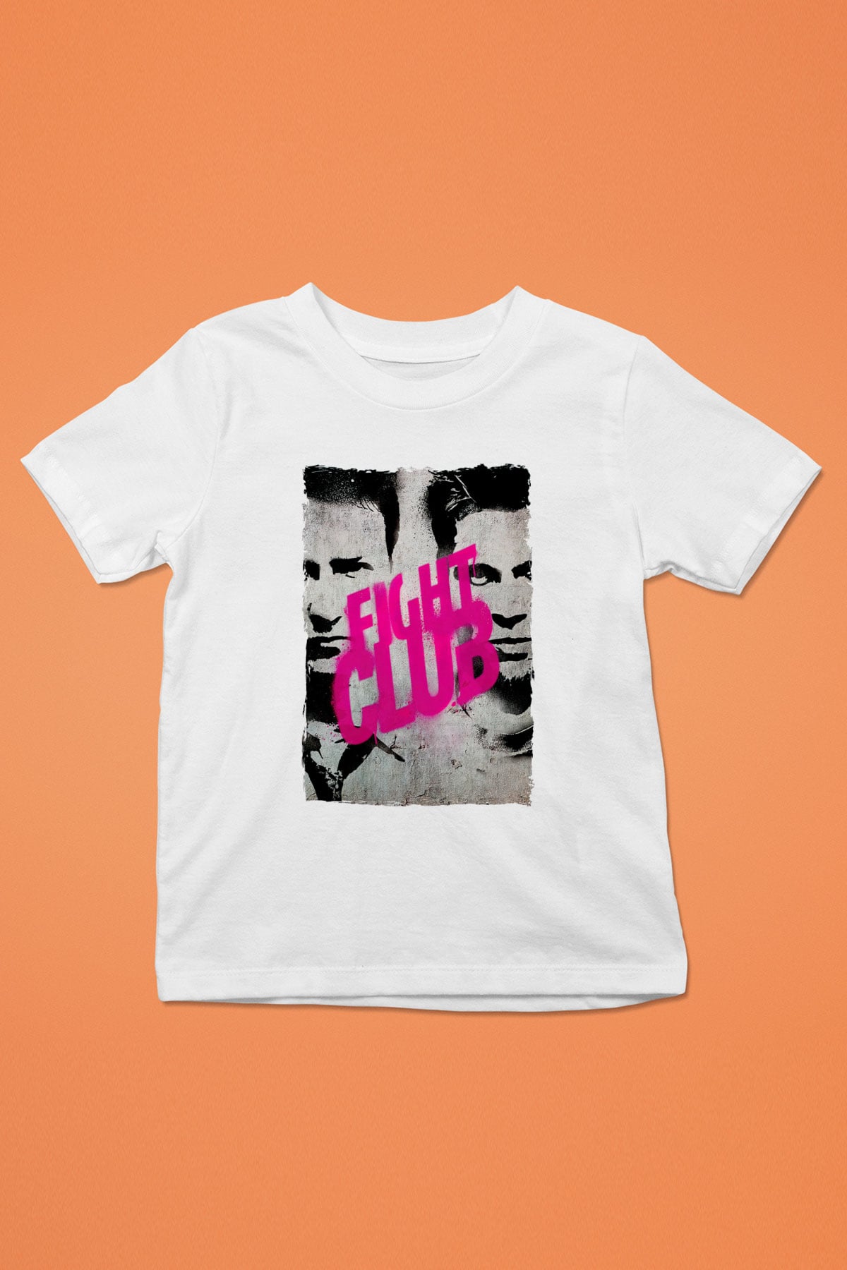 Fight Club Dövüş Klubü Beyaz Unisex  Çocuk Tişört