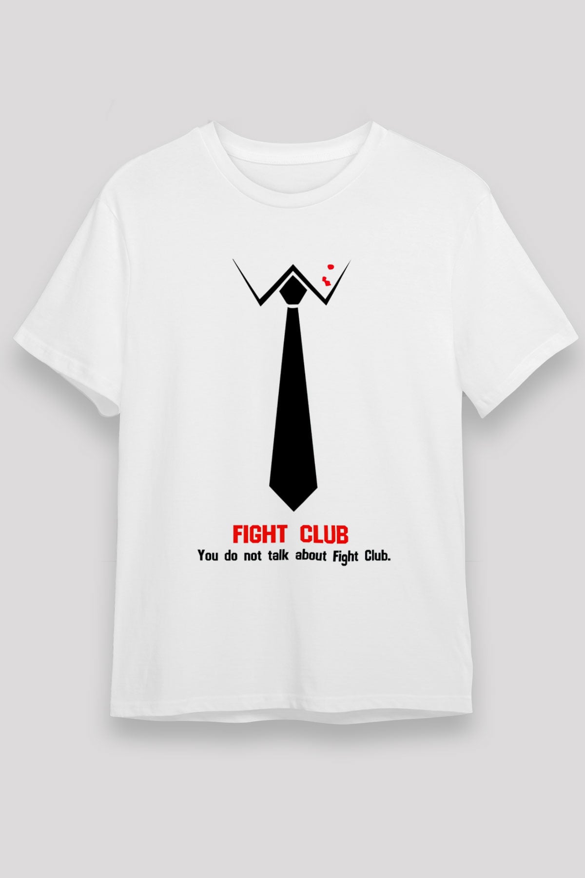 Fight Club Dövüş Klubü Beyaz Unisex Tişört
