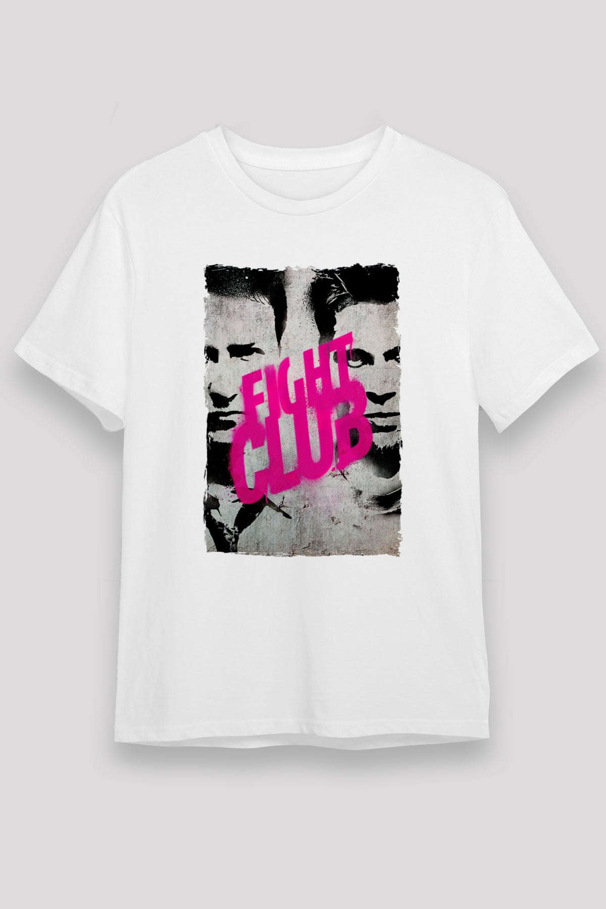 Fight Club Dövüş Klubü Beyaz Unisex Tişört