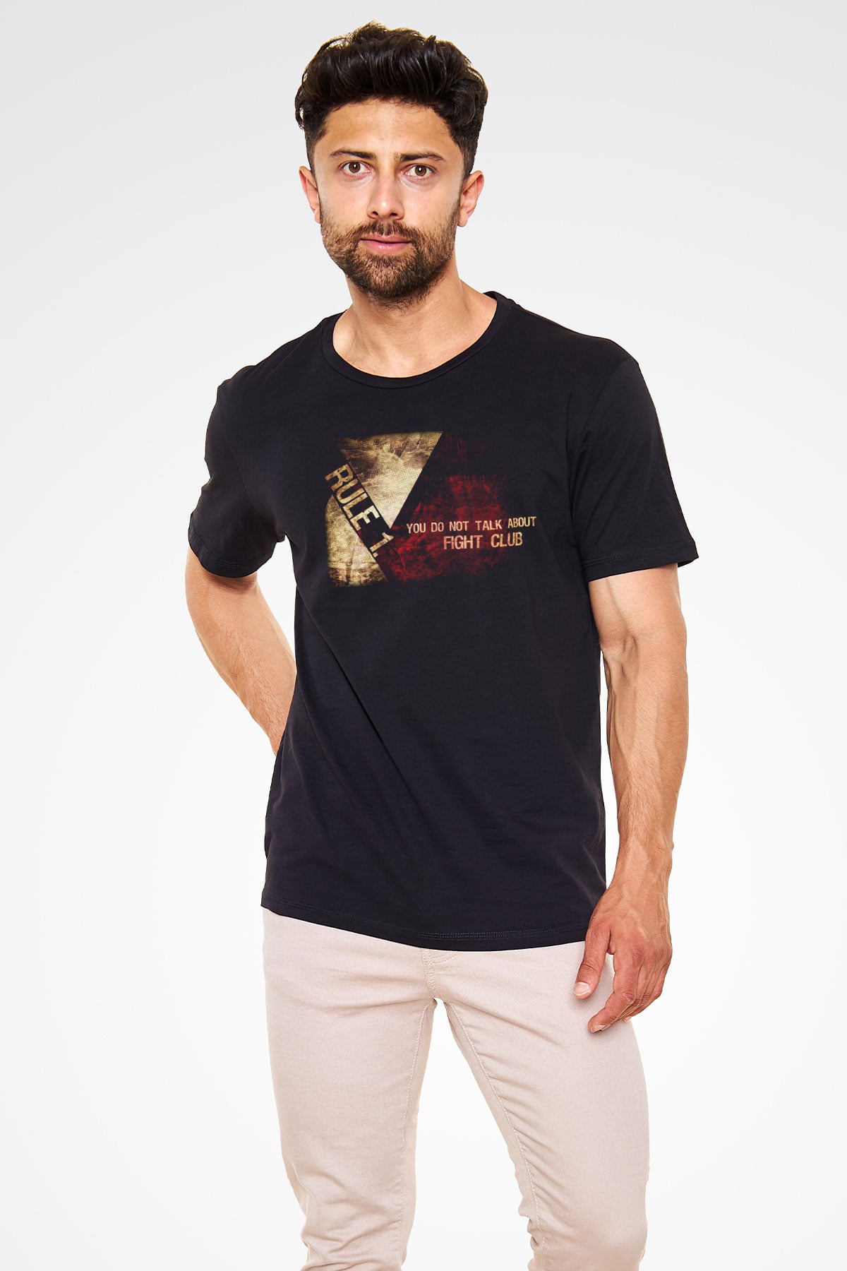 Fight Club Dövüş Klubü Siyah Unisex Tişört