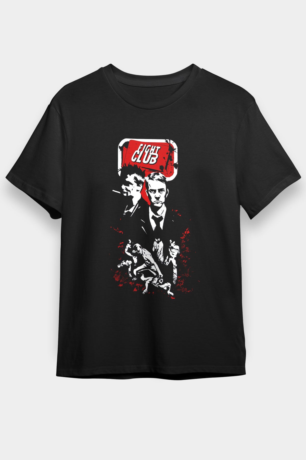Fight Club Dövüş Klubü Siyah Unisex Tişört