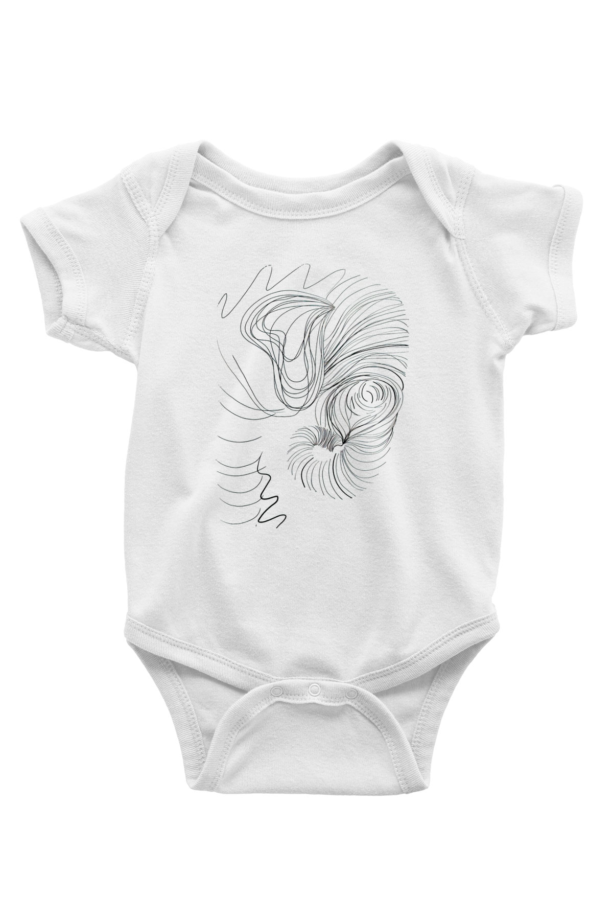 Fil Beyaz Bebek Body - Zıbın