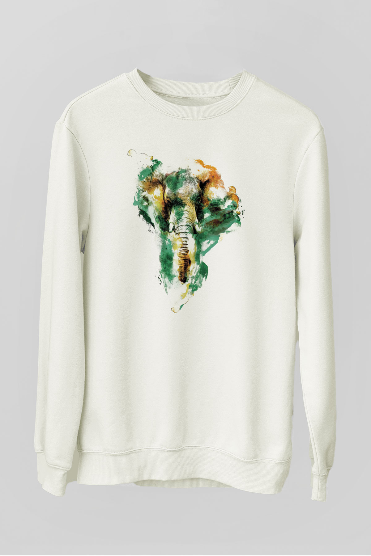 Fil Beyaz Unisex Sweatshirt