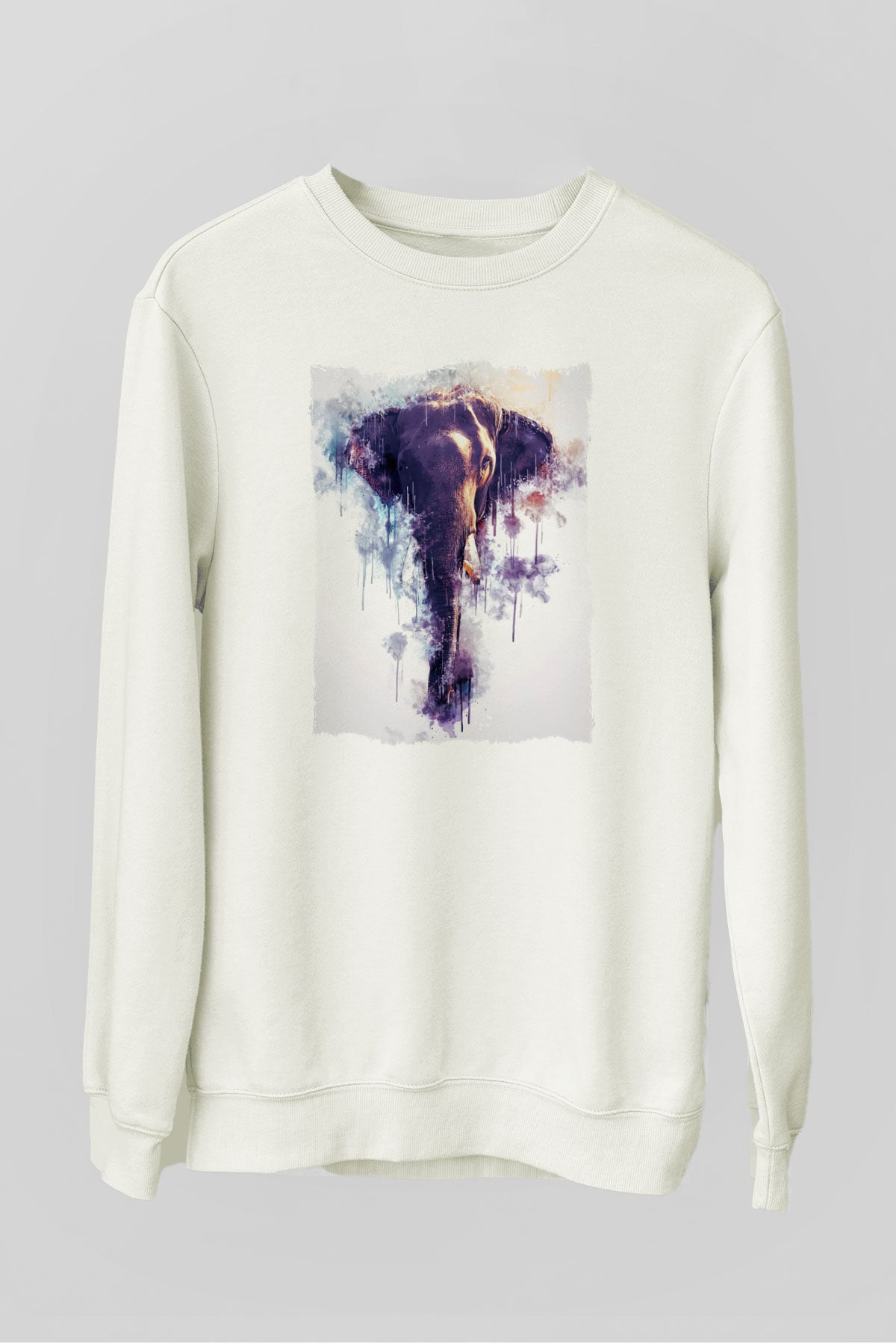 Fil Beyaz Unisex Sweatshirt