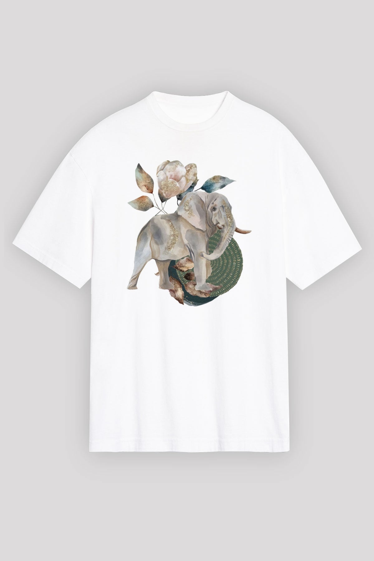Fil Beyaz Oversize Tişört Oversize T-shirt - TişörtFabrikası