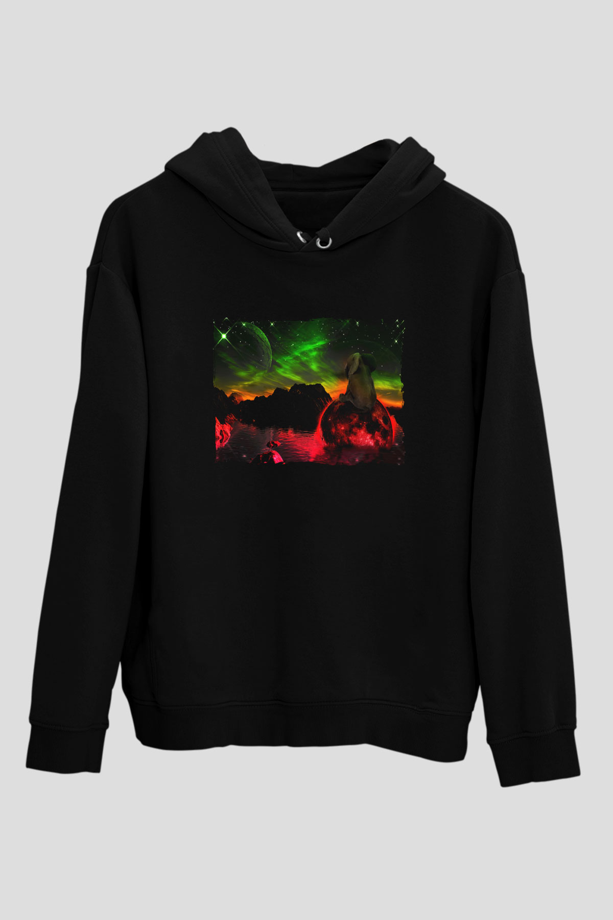 Fil Siyah Unisex Hoodie