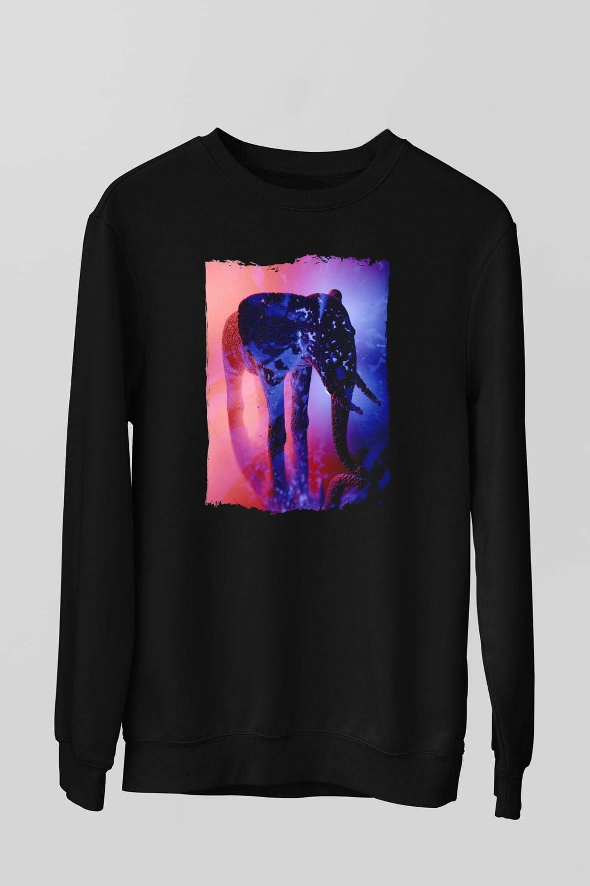 Fil Siyah Unisex Sweatshirt
