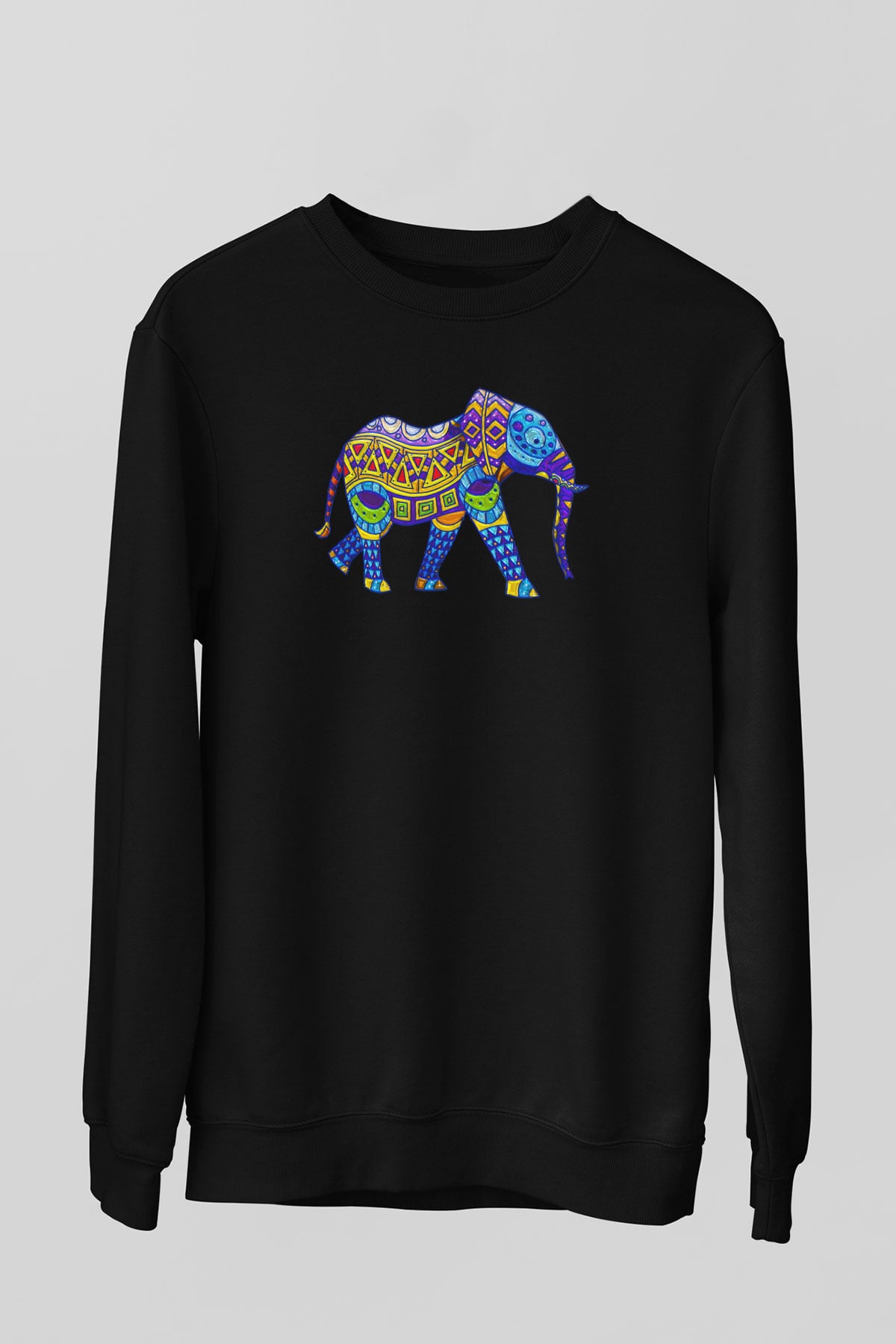 Fil Siyah Unisex Sweatshirt