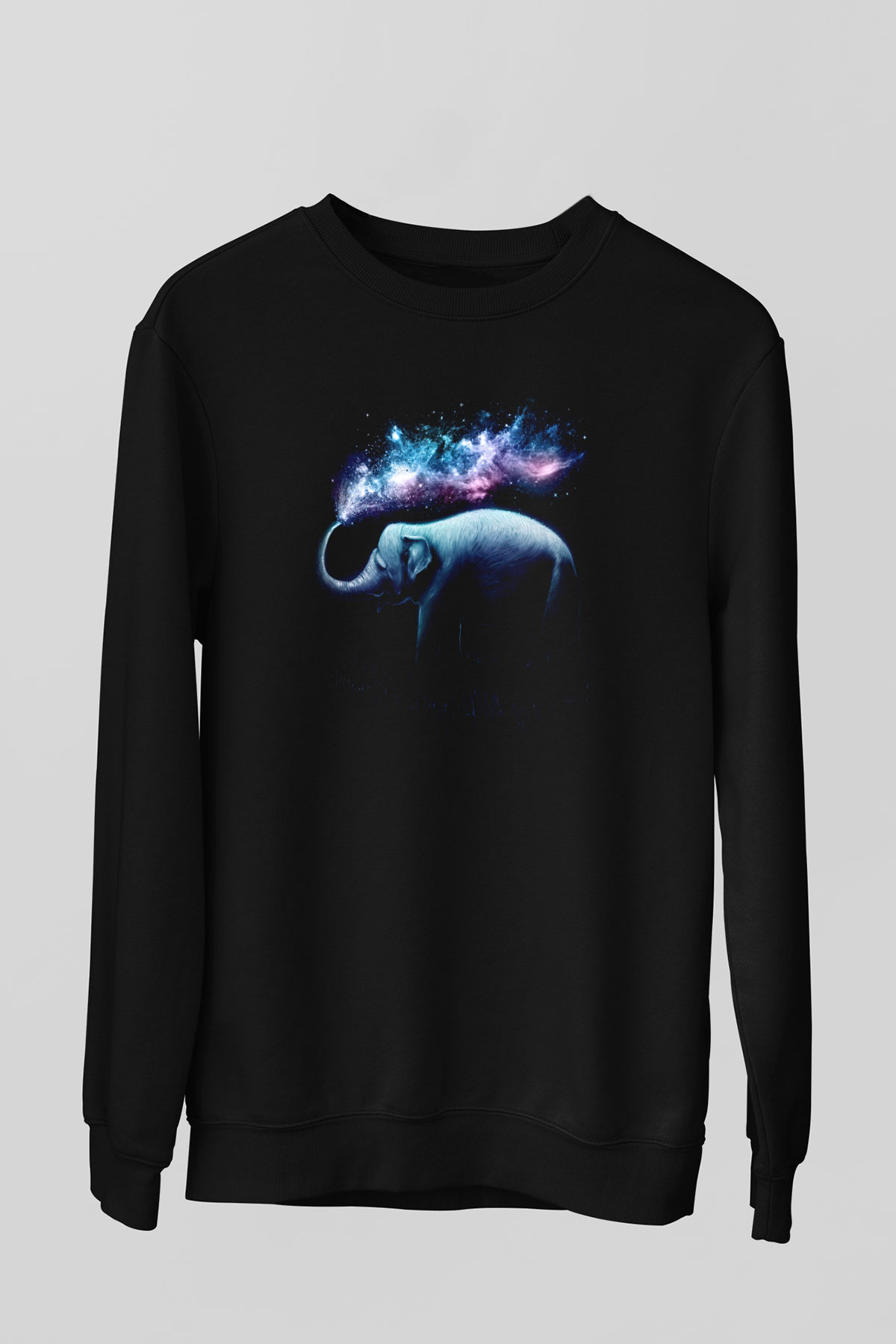Fil Siyah Unisex Sweatshirt